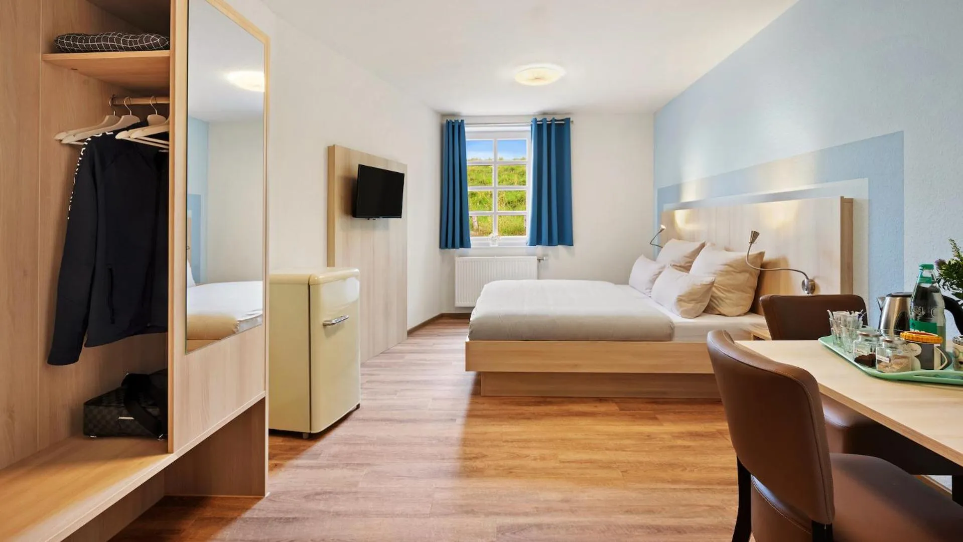 Bed in Hotel Deichinsel