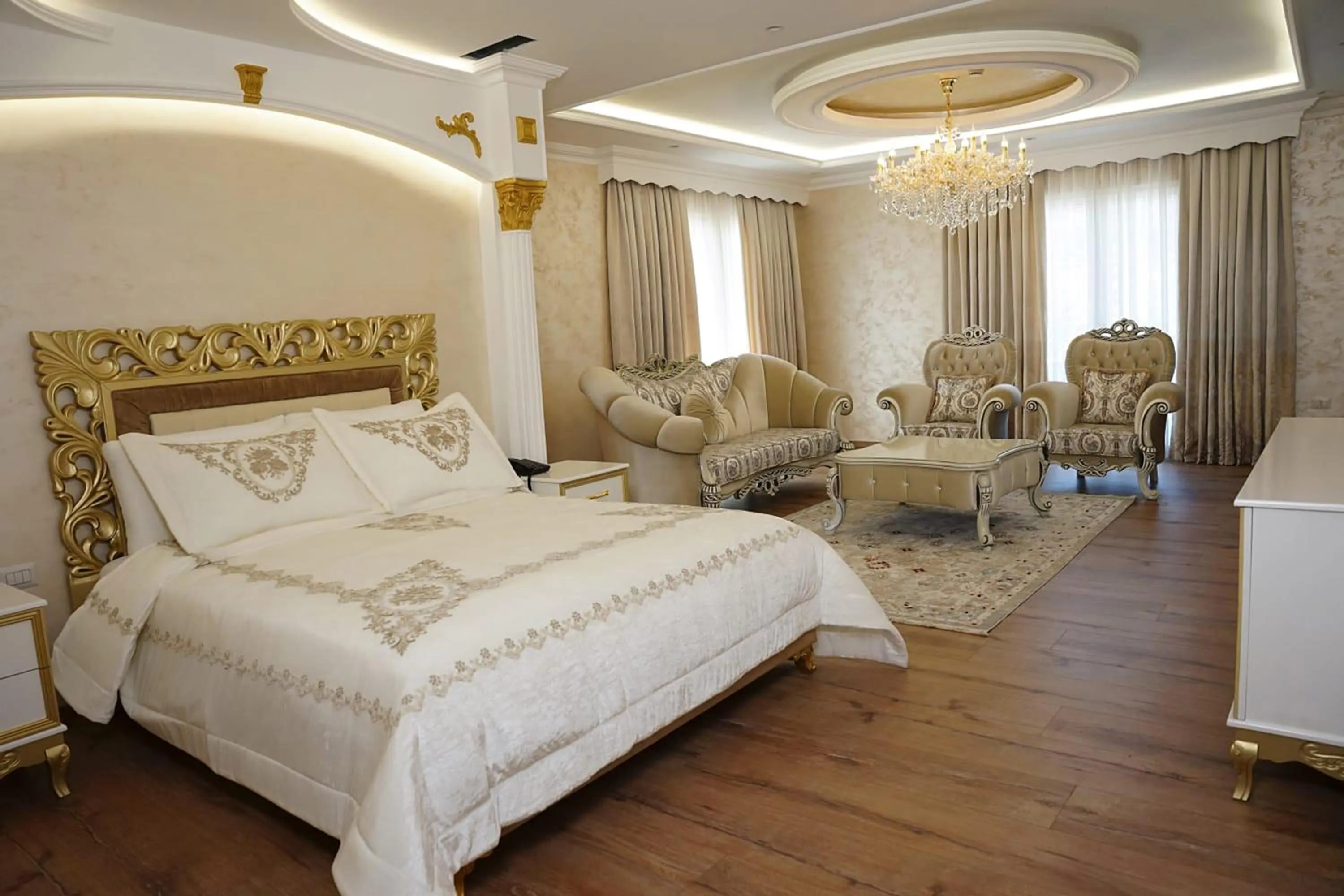 Living room, Bed in Hotel Eiffel