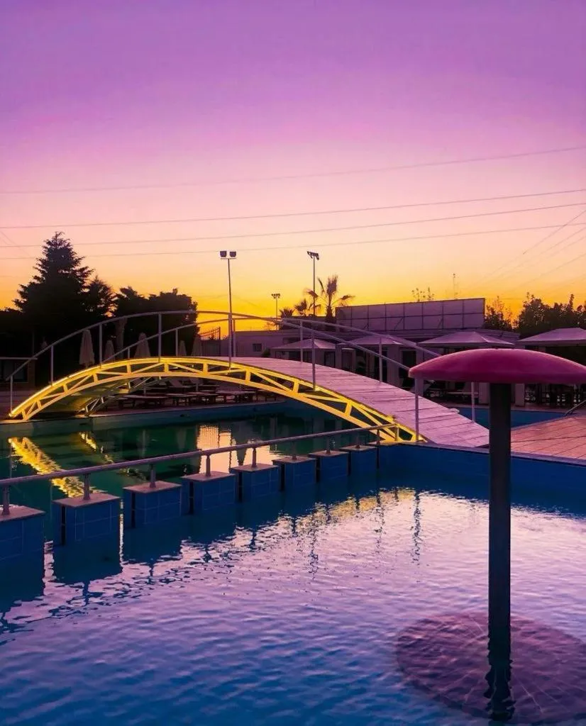 Pool view in Hotel Eiffel