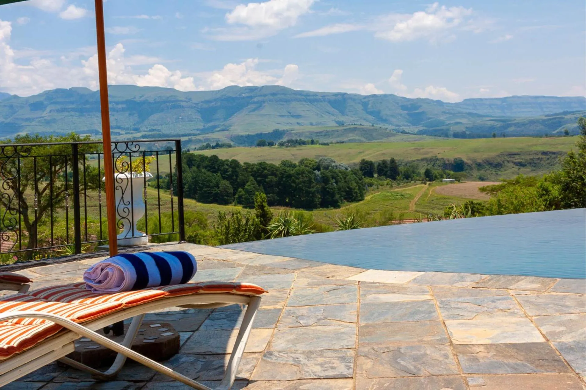 Swimming pool in Inkungu Lodge