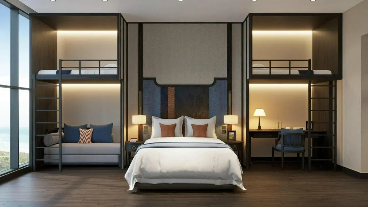 Bed in Apec Mandala Chambay Mũi Né