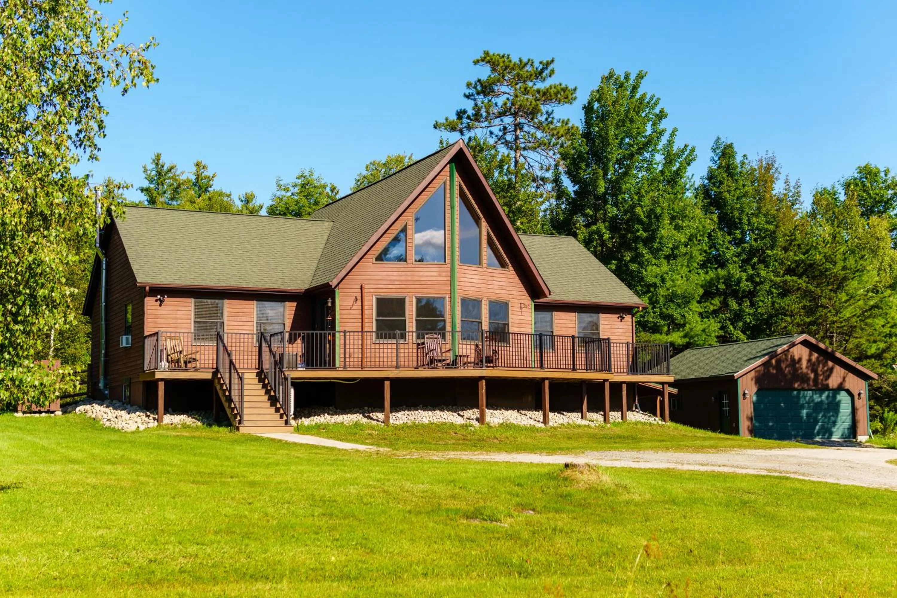 Property building in Adirondack Alpine Cabin with Hot Tub, Near Whiteface, Lake Placid, Game Rm, Fenced Yard, Views