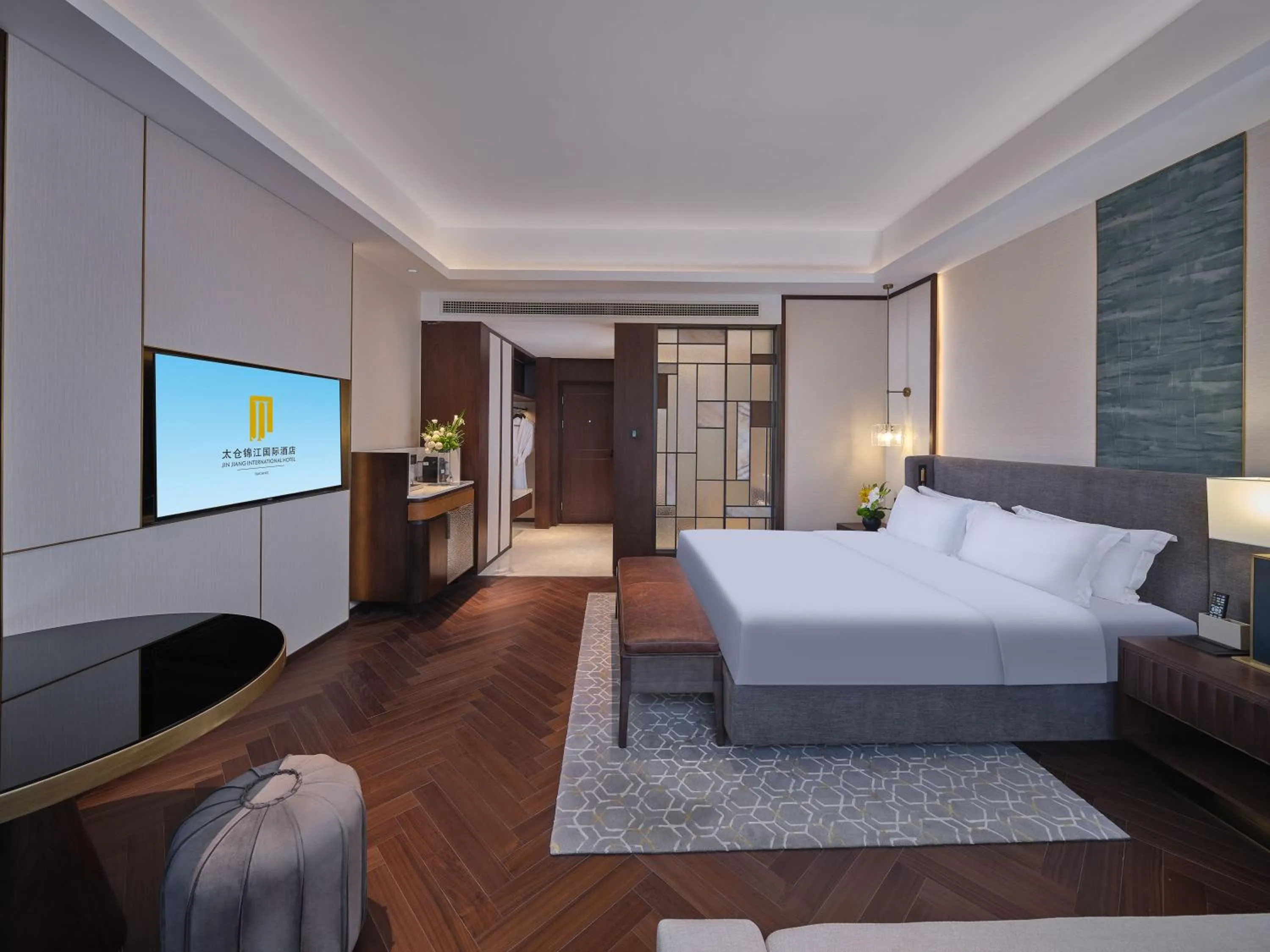 Photo of the whole room, Bed in Jin Jiang International Hotel Taicang