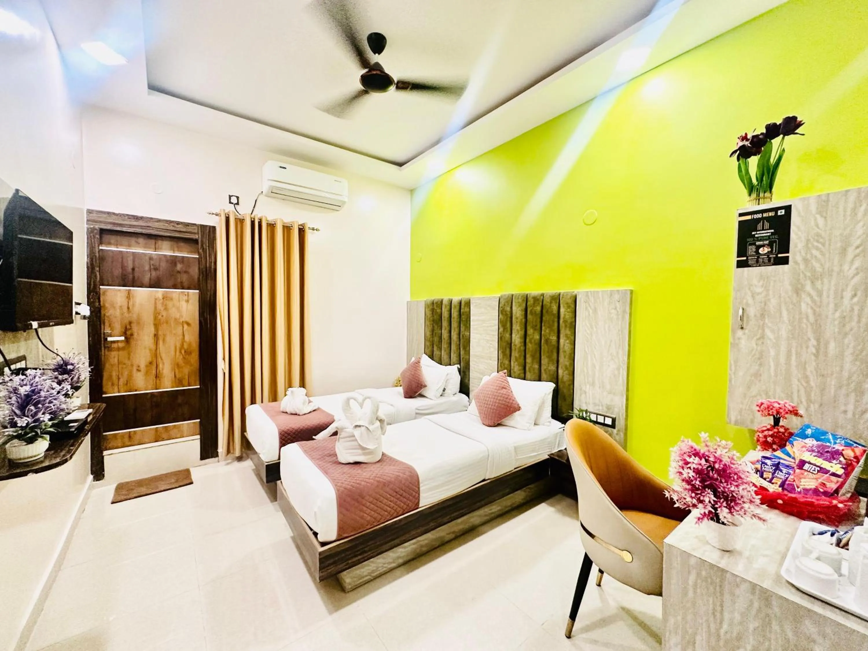Bed in Hotel Sky International- Airport Zone Hyderabad