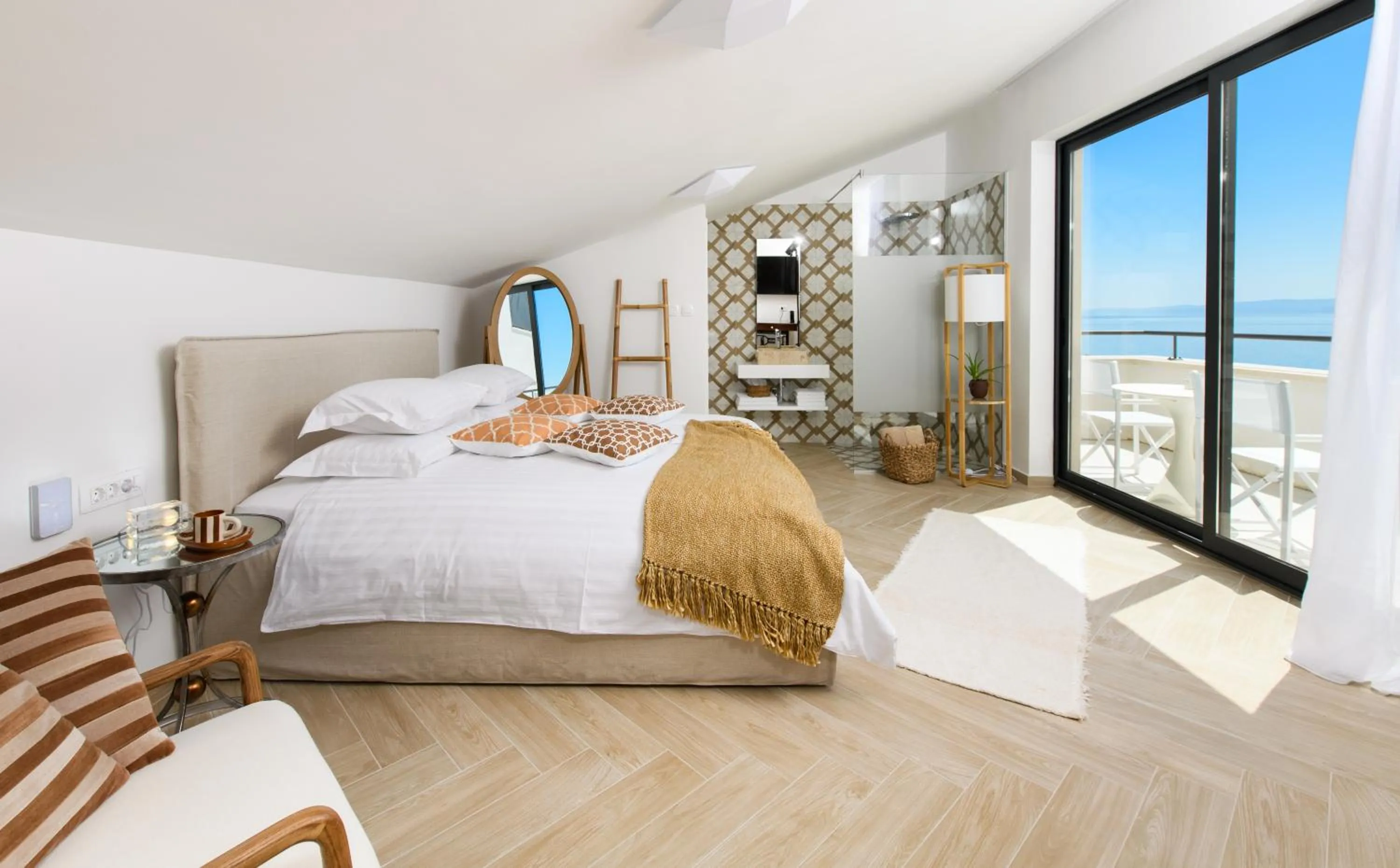 Deluxe Double Room with Balcony and Sea View in Gallery Luxury Suites & Rooms-Only Adults
