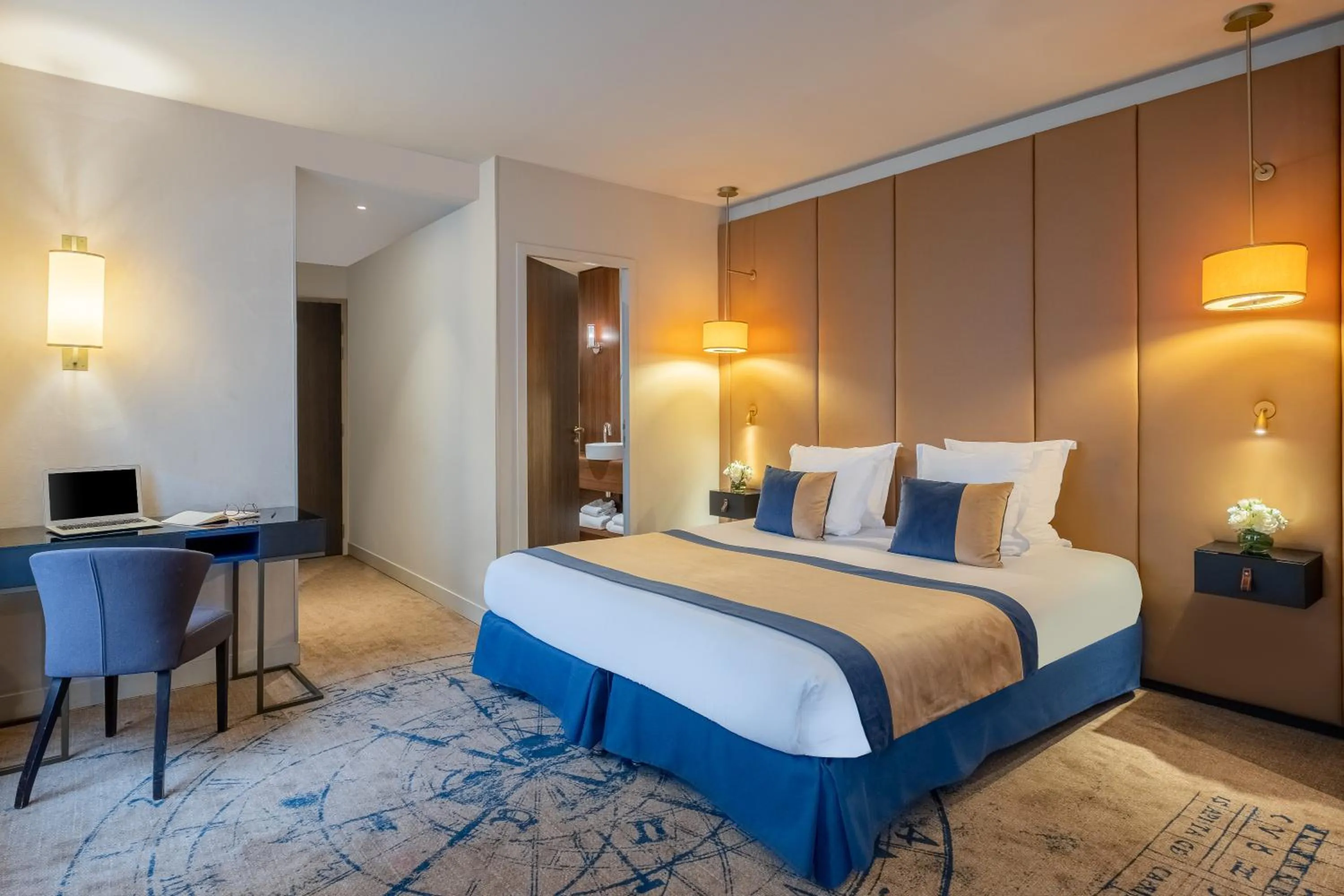 Bed in Hôtel La Bourdonnais by Inwood Hotels