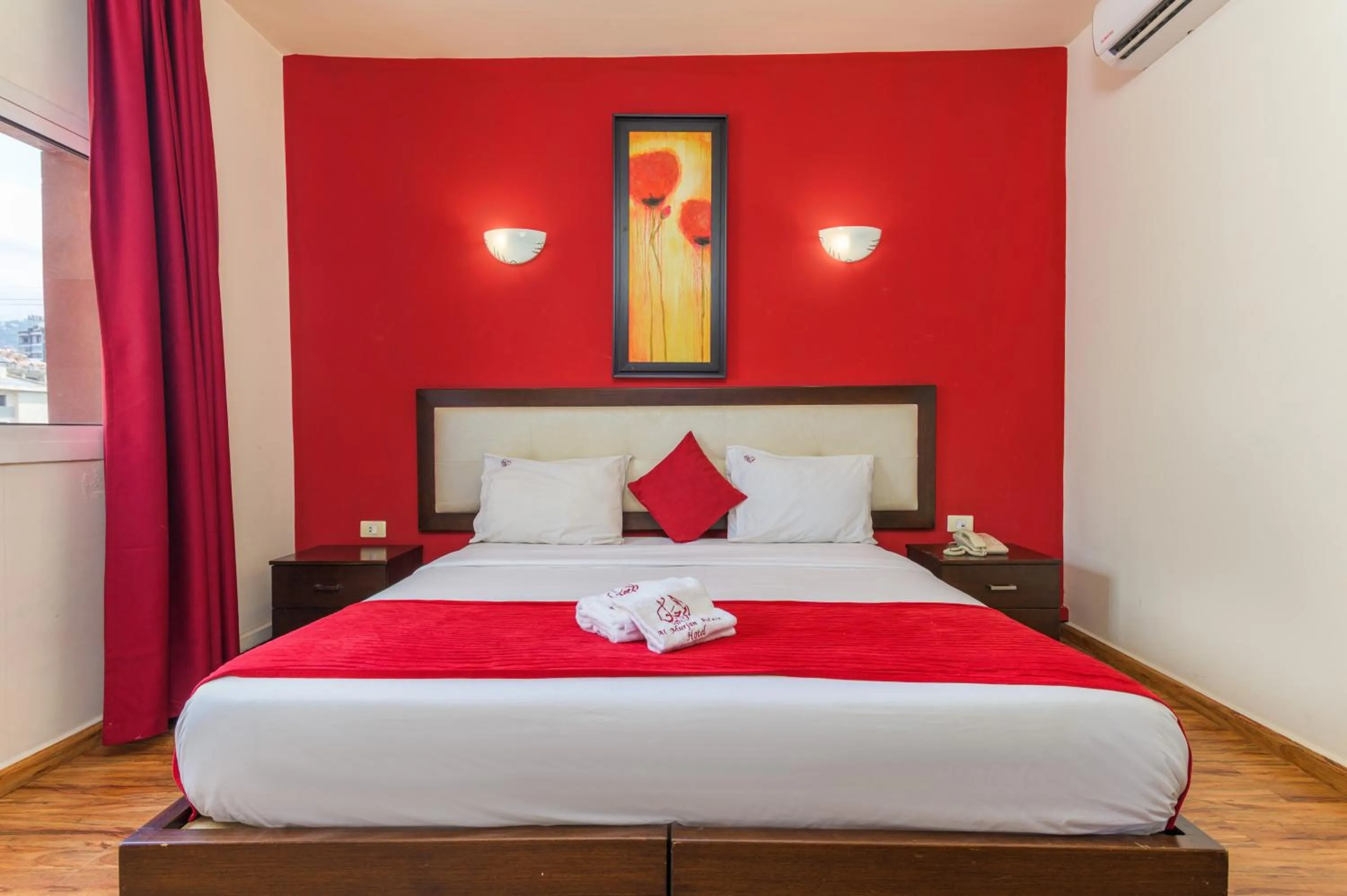 Bed in Al Murjan Palace Hotel Jounieh