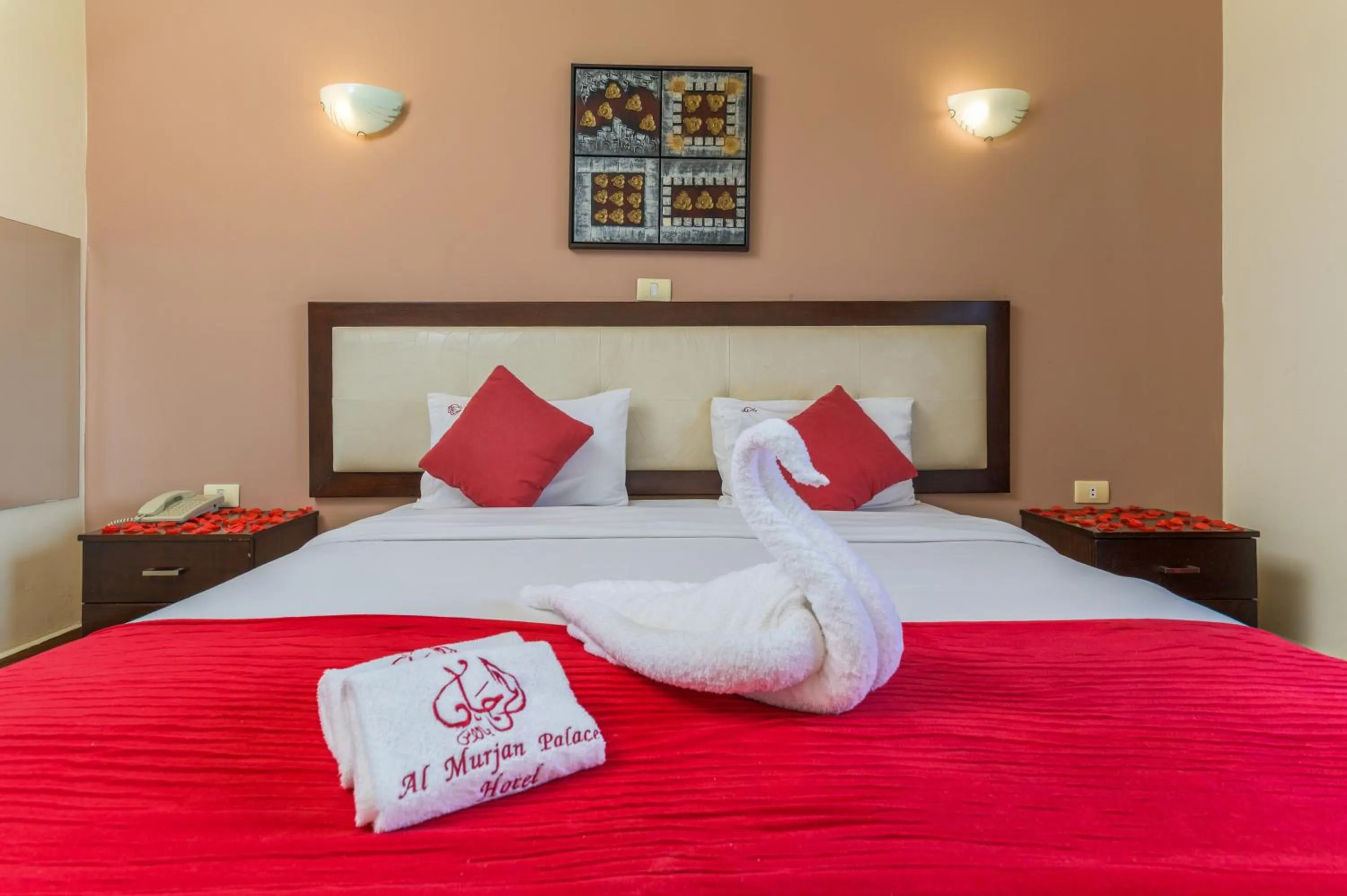 Bed in Al Murjan Palace Hotel Jounieh