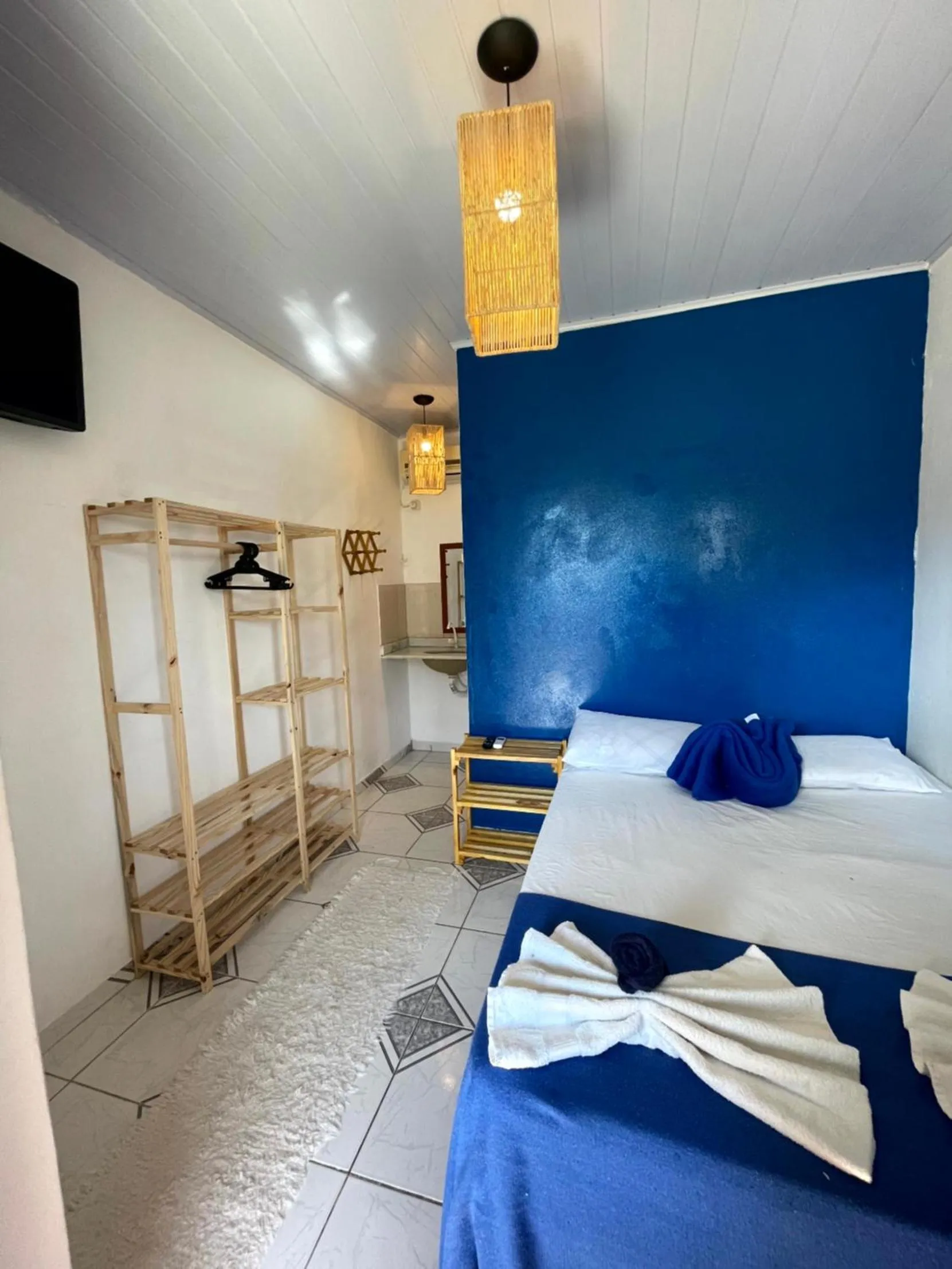 Bed in Pousada Vila Nativa