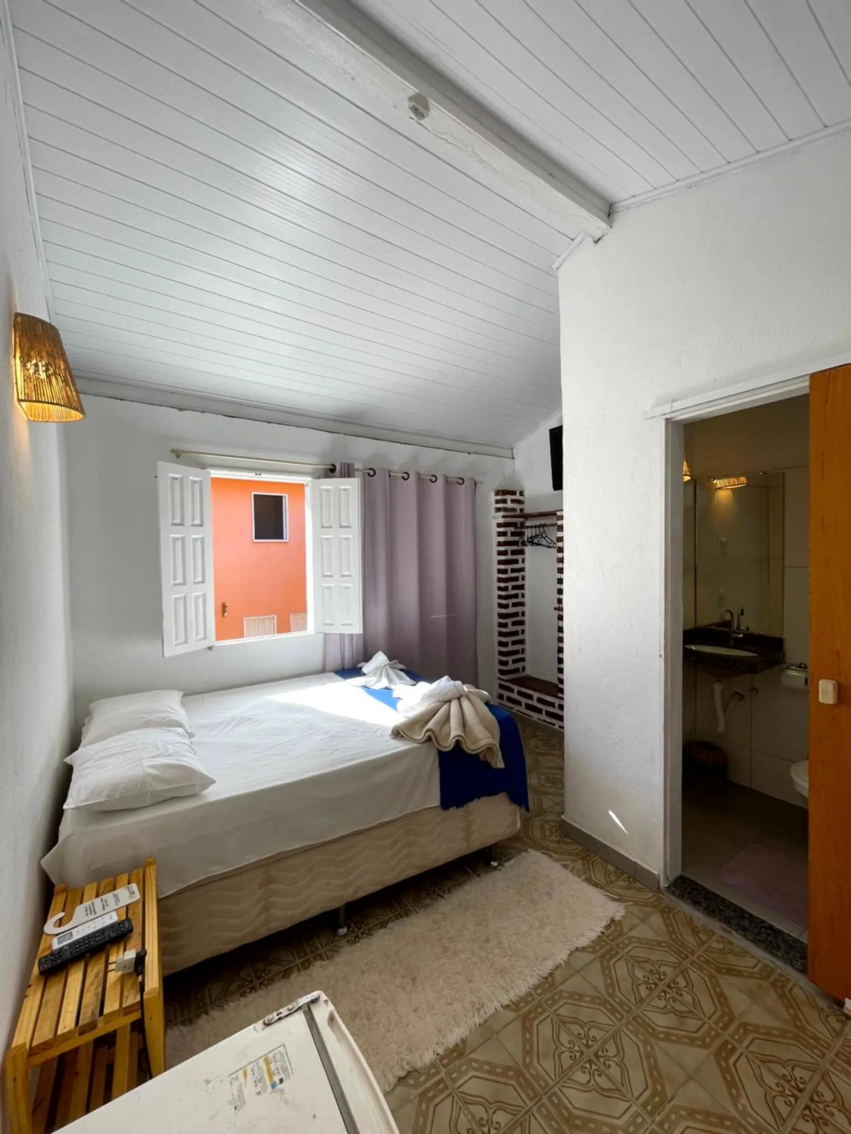 Bed in Pousada Vila Nativa