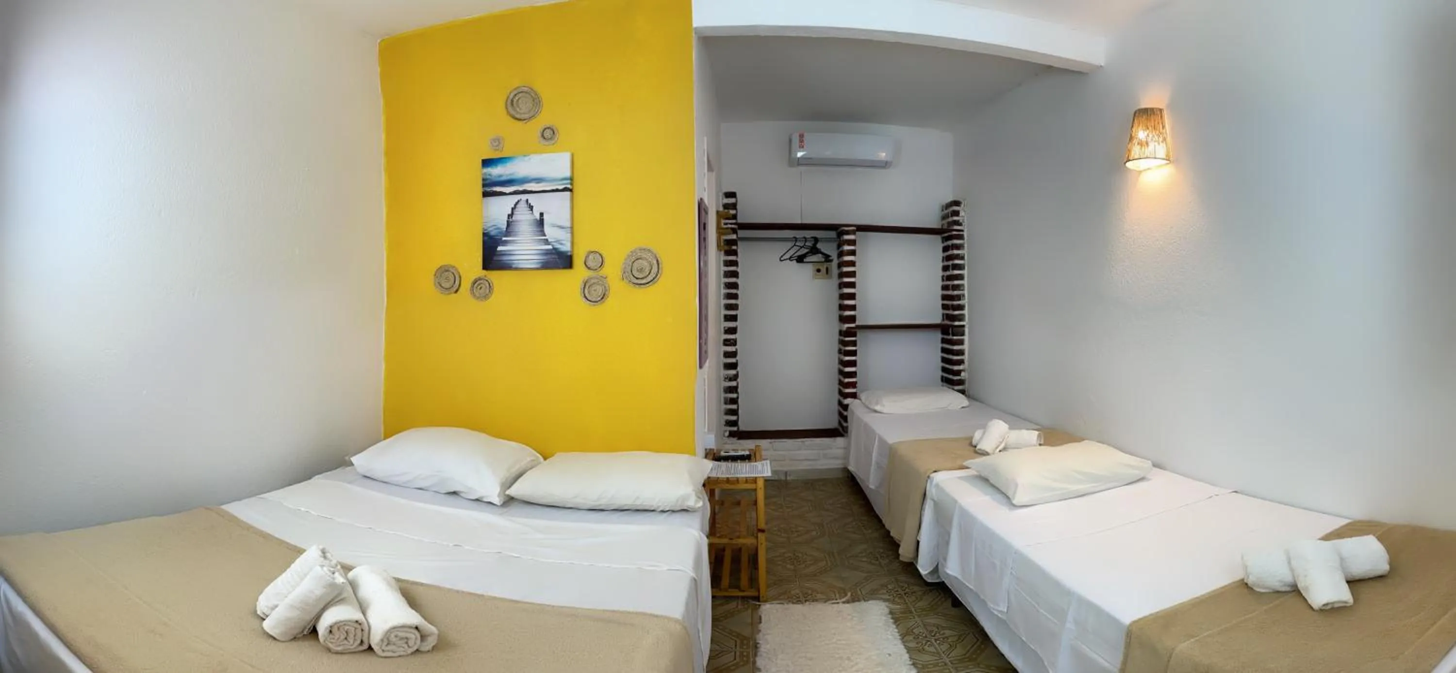 Bed in Pousada Vila Nativa