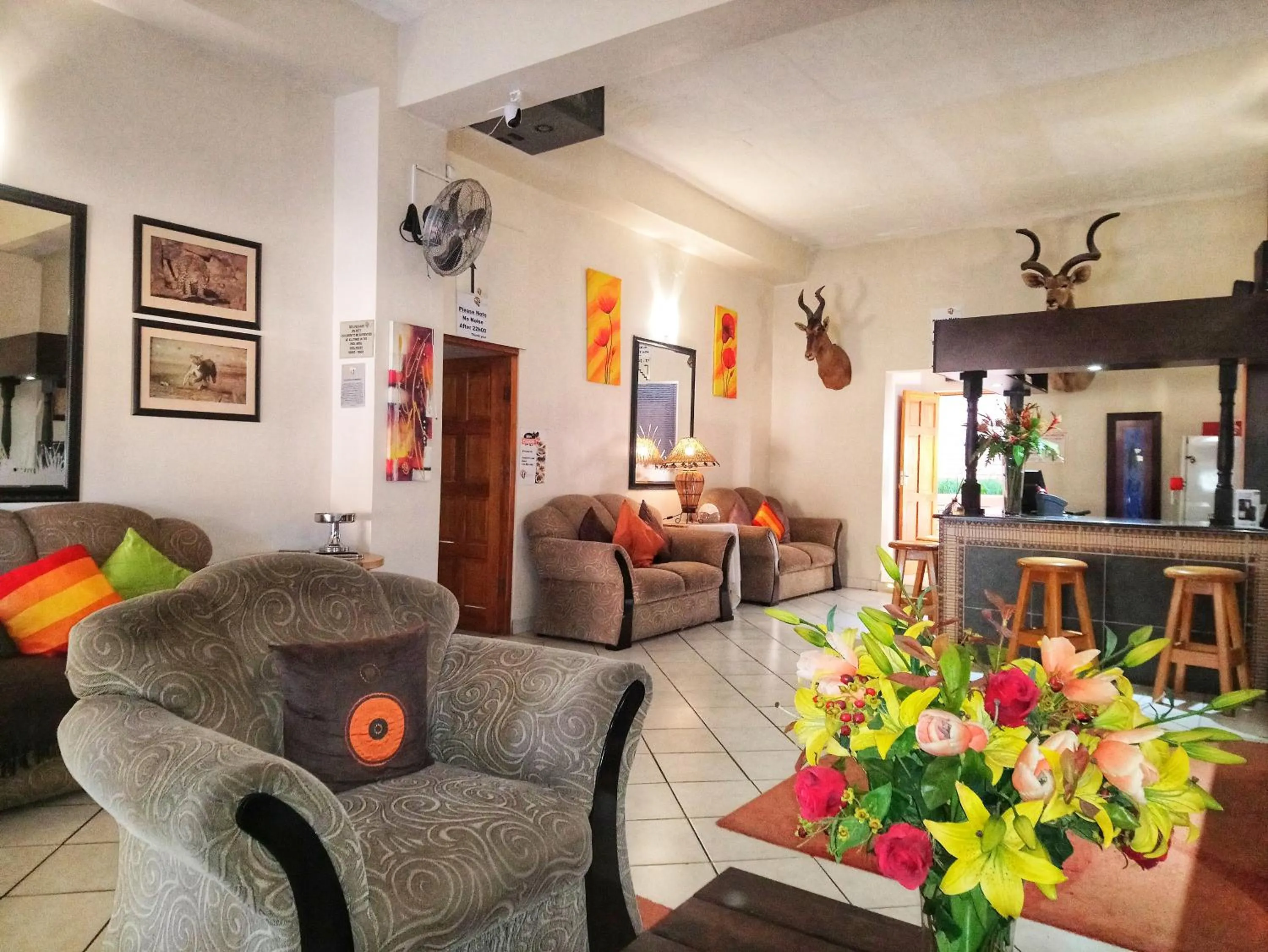 Lobby or reception in St Lucia Lodge