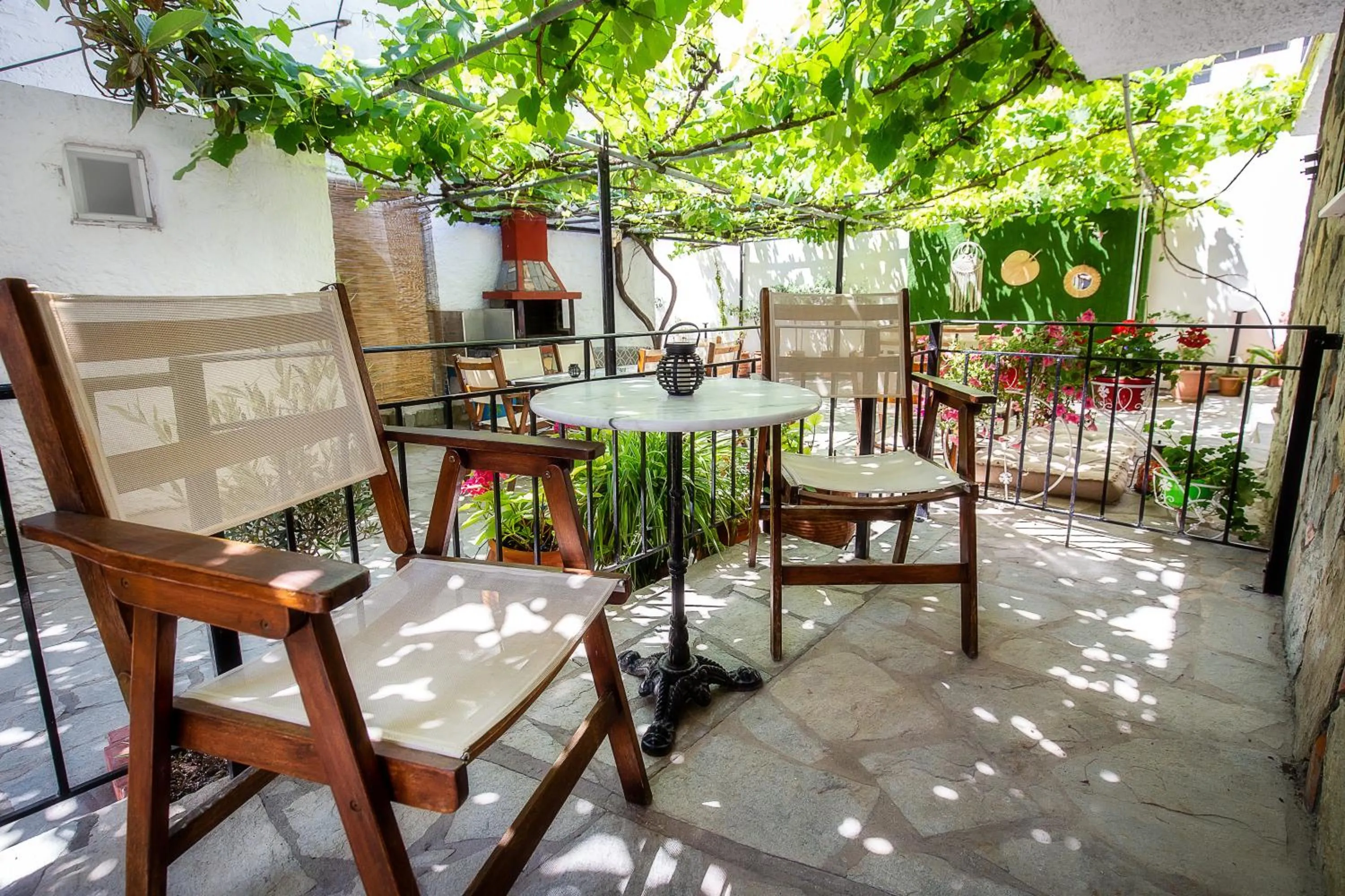 Balcony/Terrace in Famelia Studios Lampiris