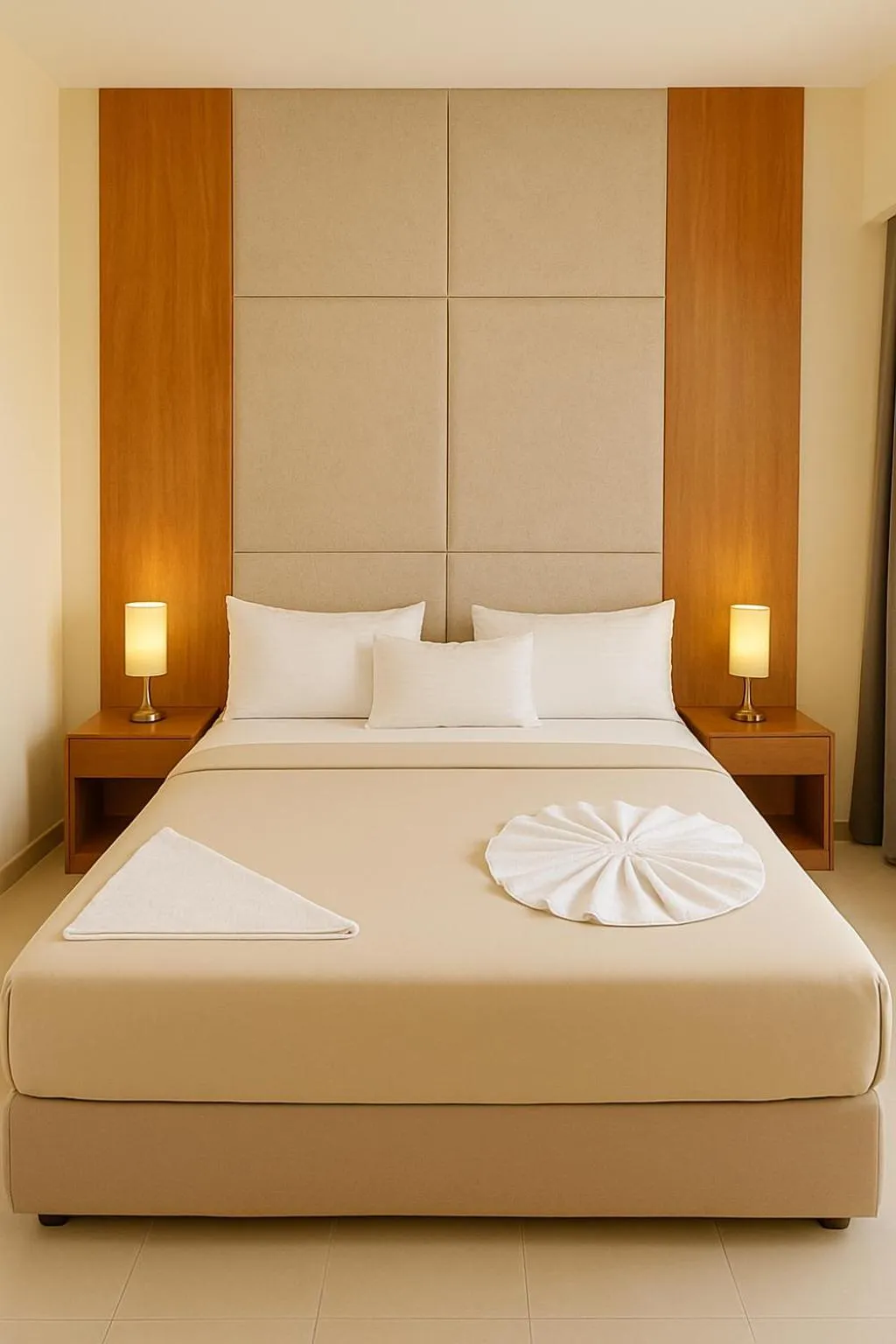 Bedroom, Bed in Solima Pyramids View