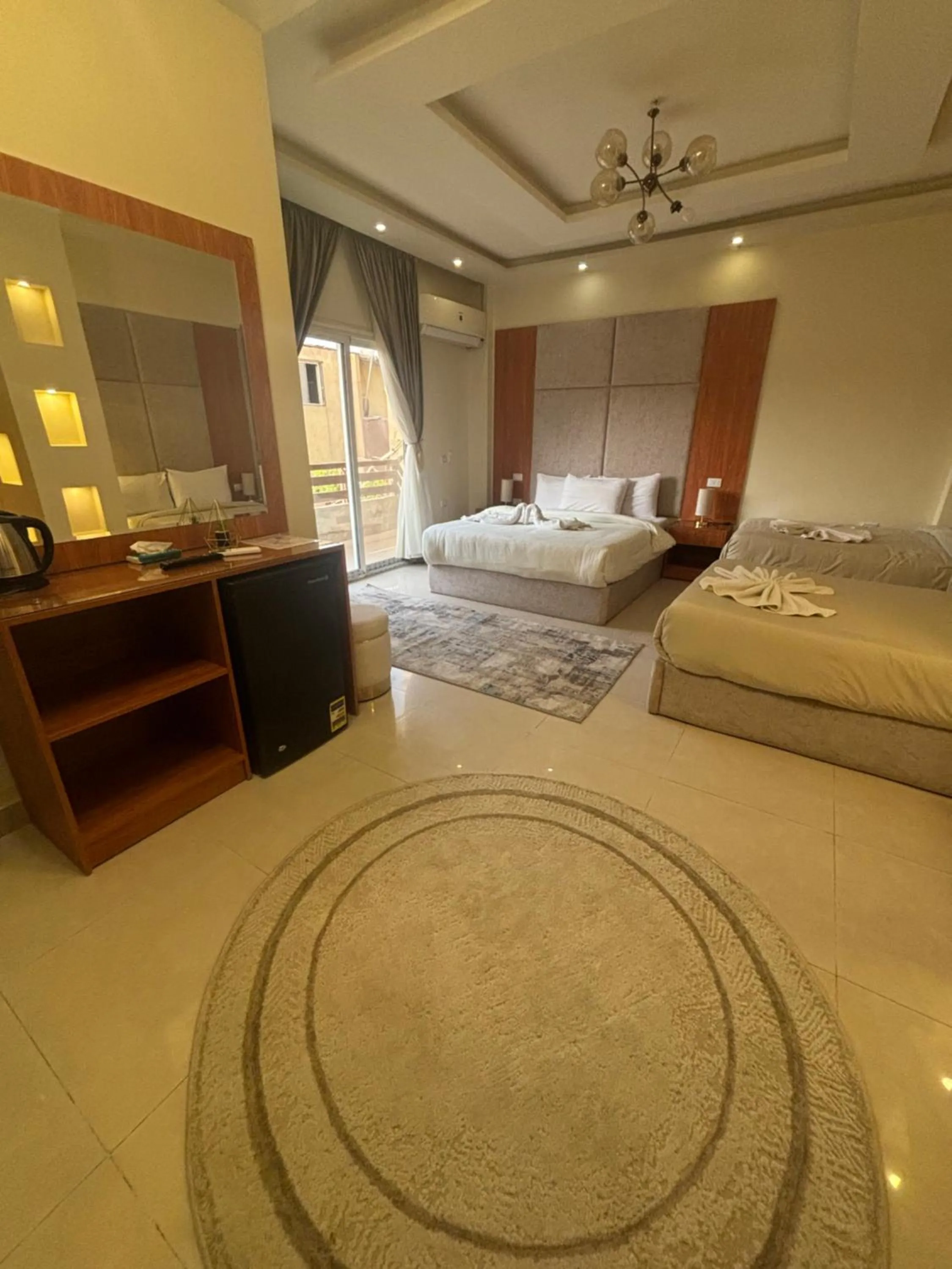 Photo of the whole room, Bed in Solima Pyramids View