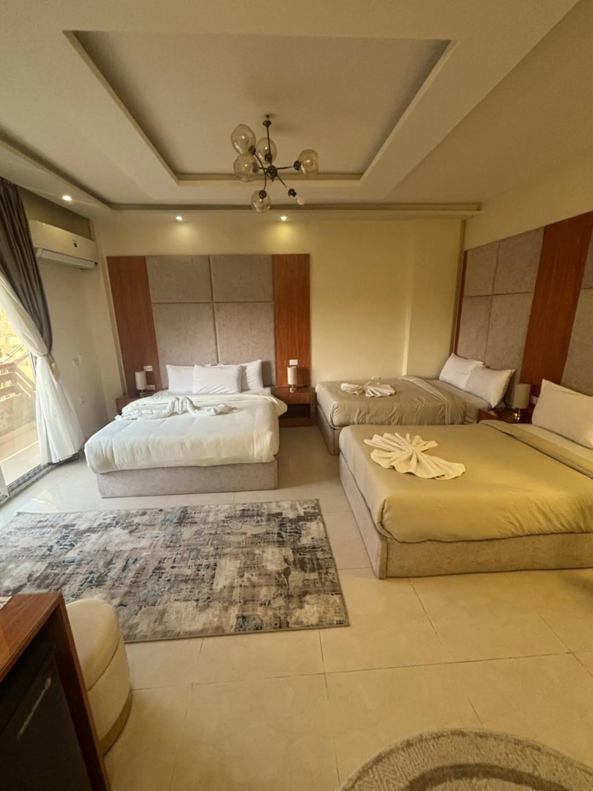 Photo of the whole room, Bed in Solima Pyramids View
