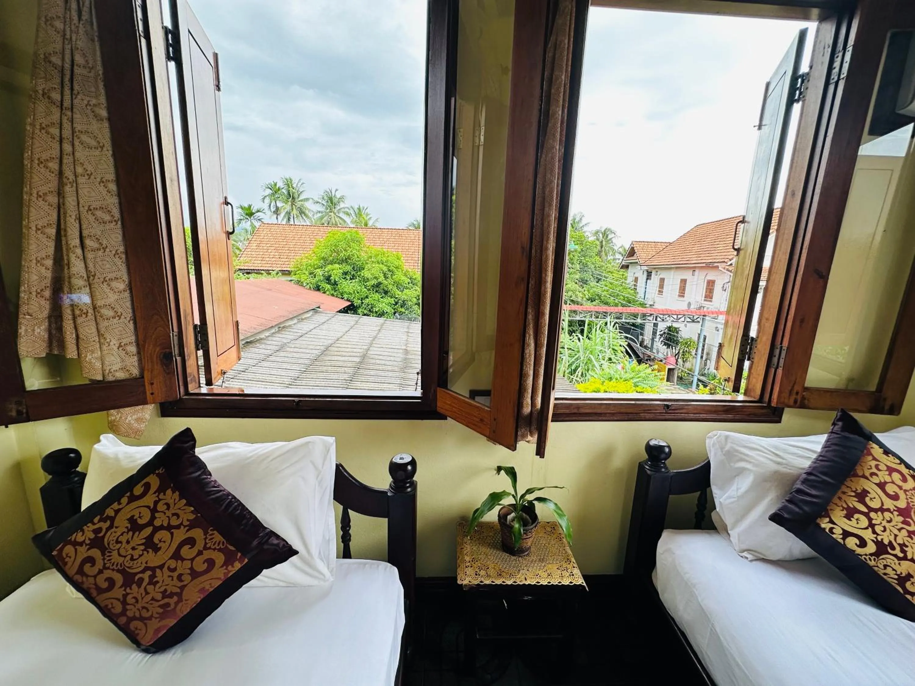 Bed in Visoun Luang Prabang Hotel