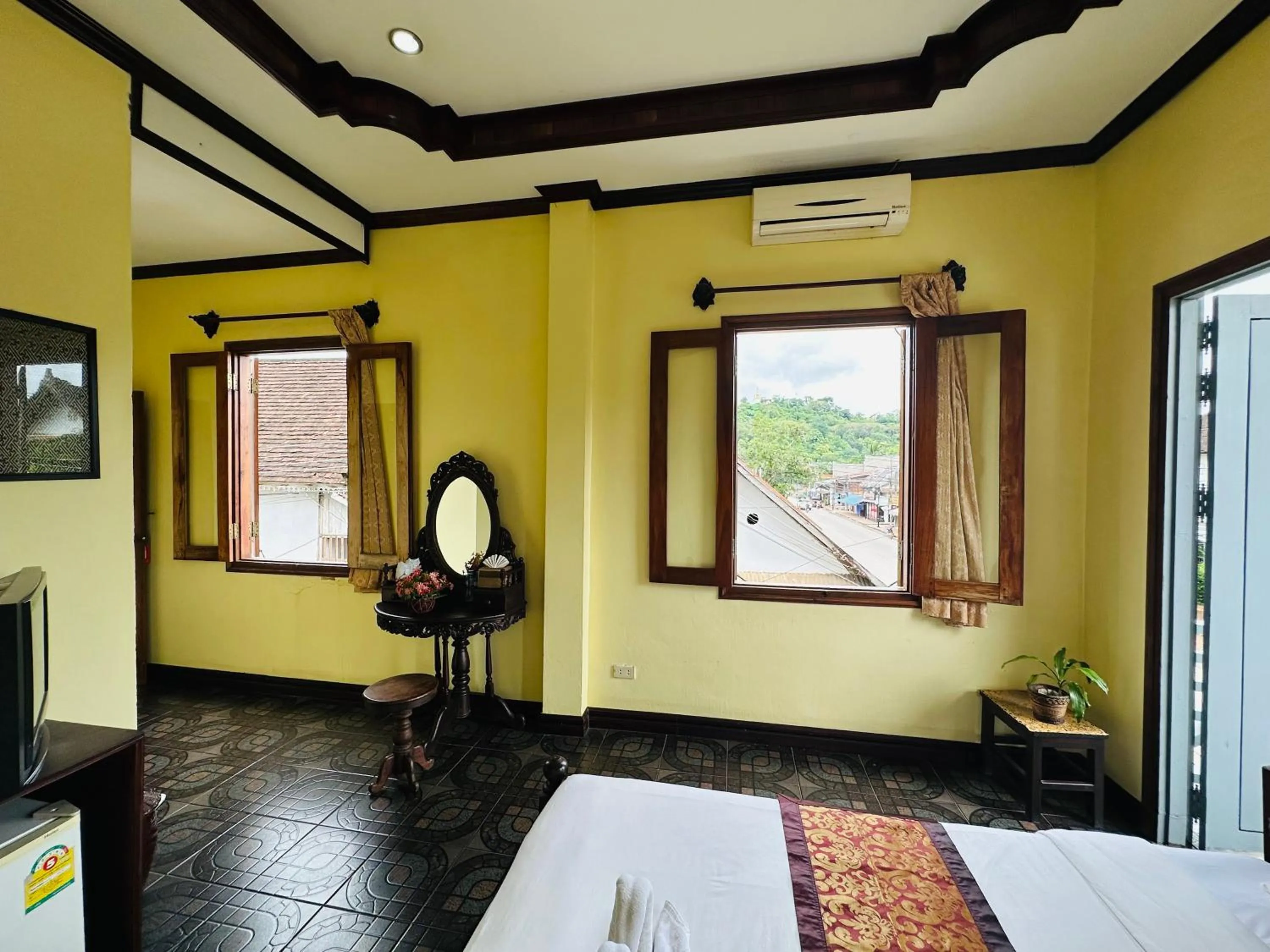 Bed in Visoun Luang Prabang Hotel