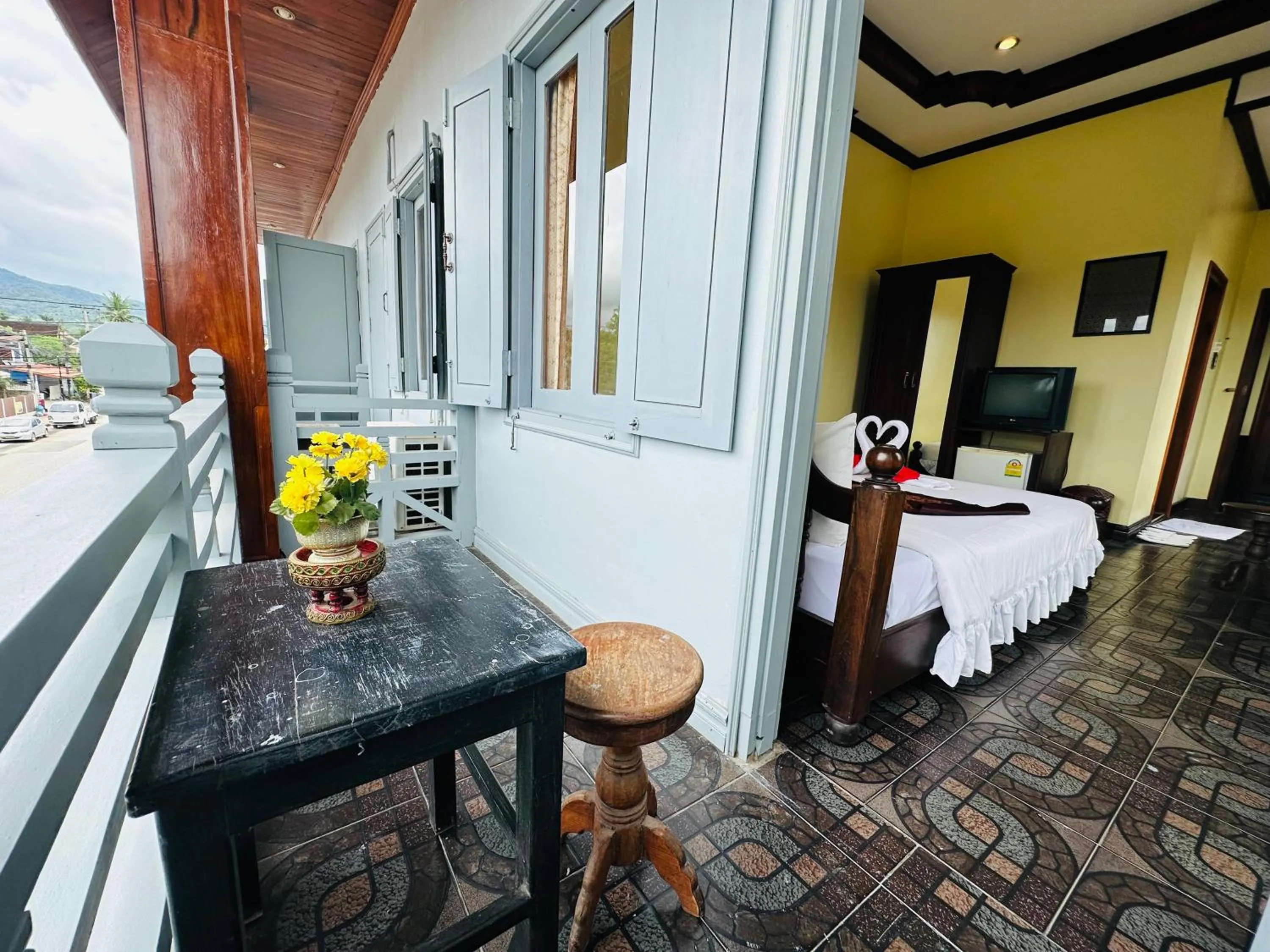 TV and multimedia, Bed in Visoun Luang Prabang Hotel