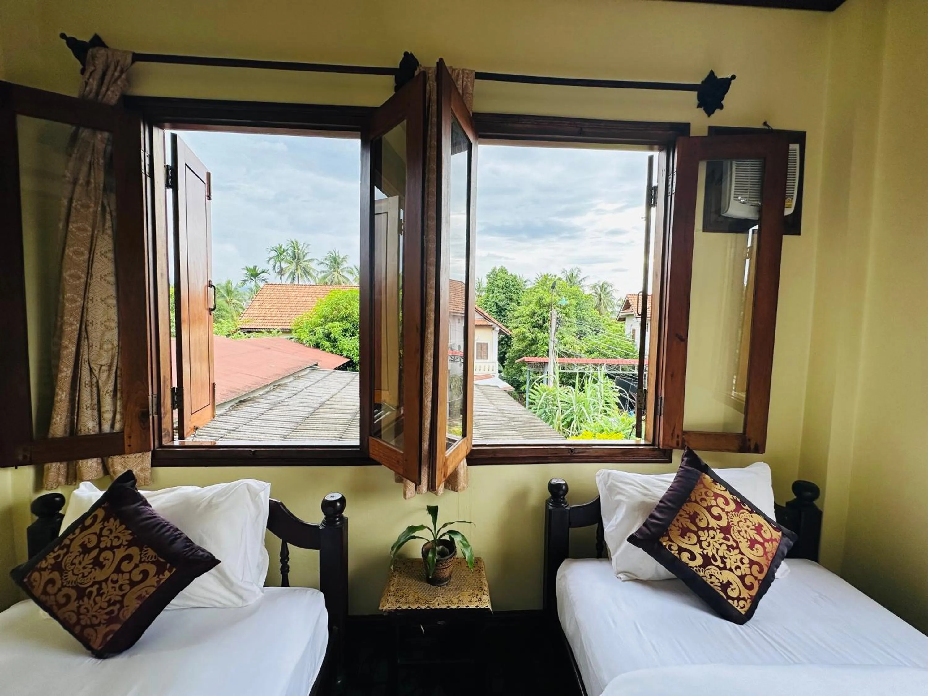 Bed in Visoun Luang Prabang Hotel