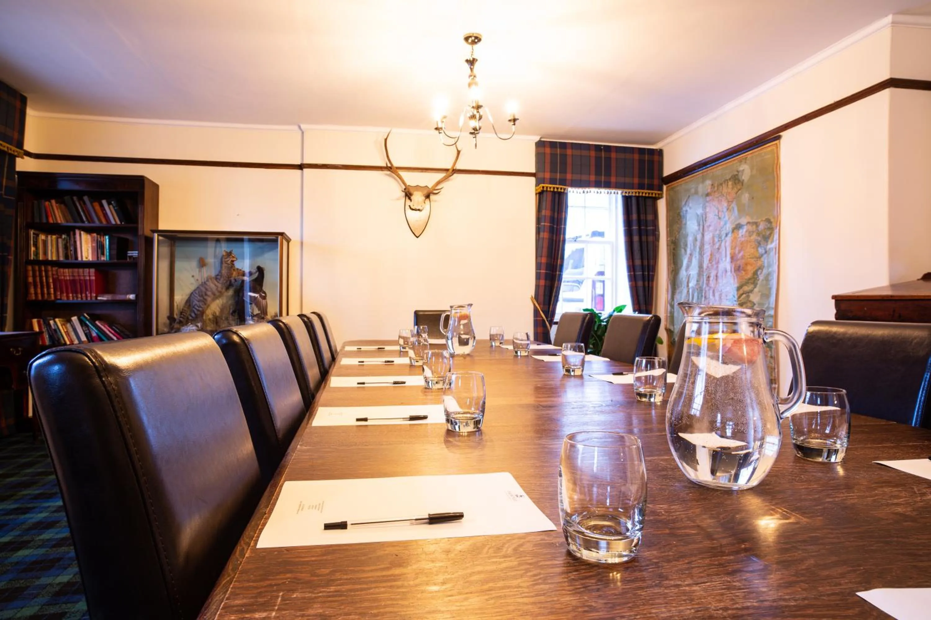 Meeting/conference room in Dalmunzie Castle Hotel