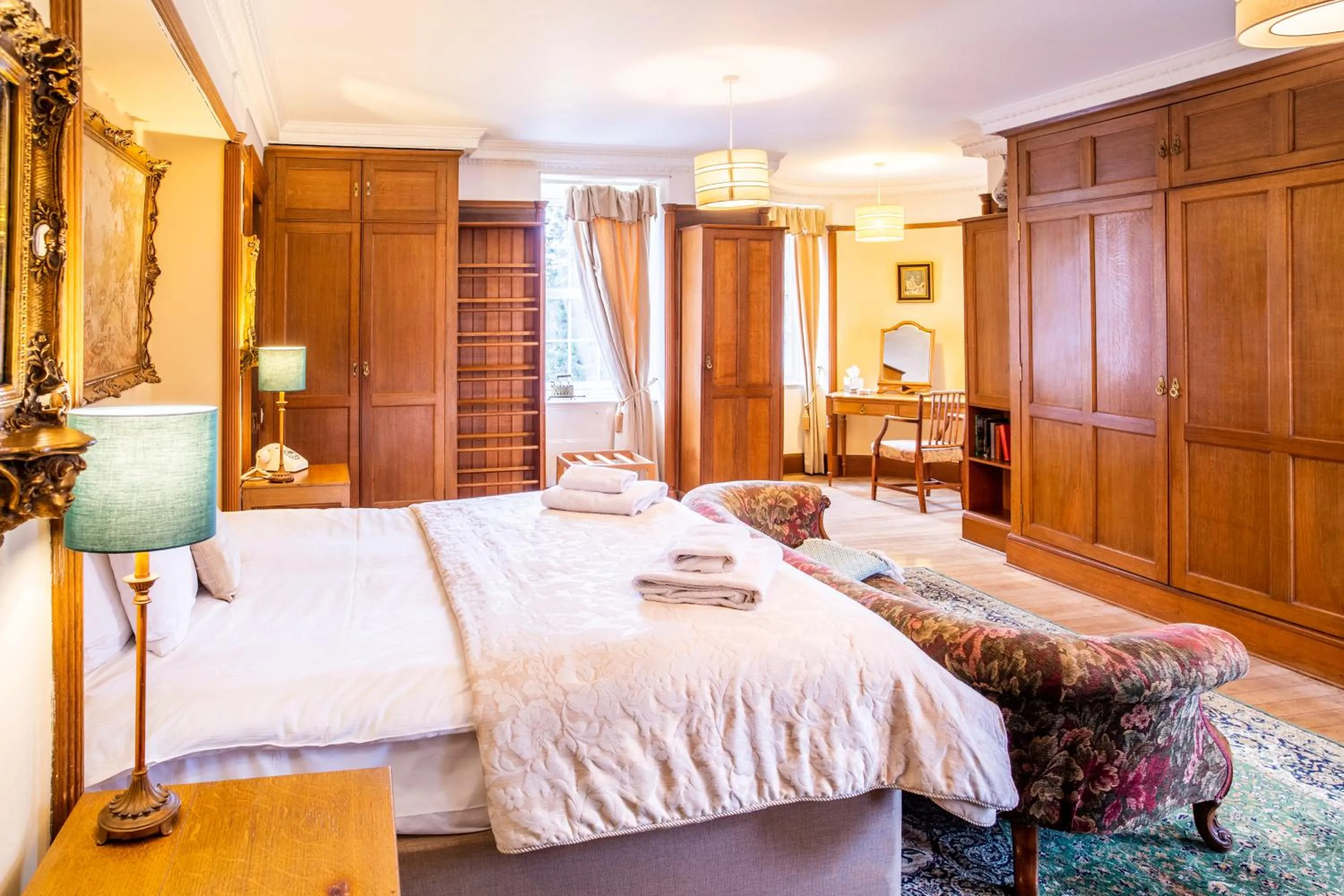 Bed in Dalmunzie Castle Hotel