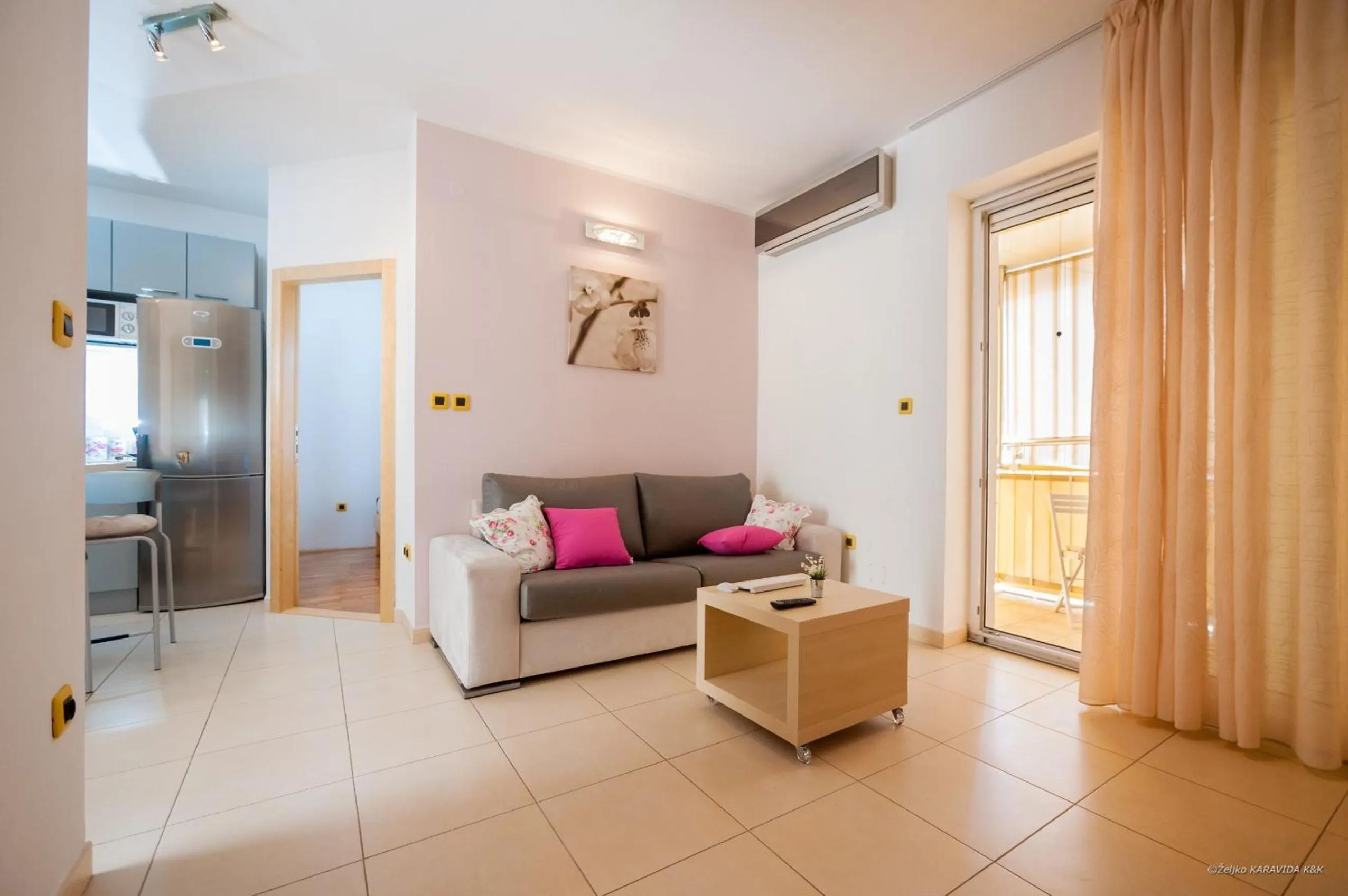 Living room in Aldo Apartments Center