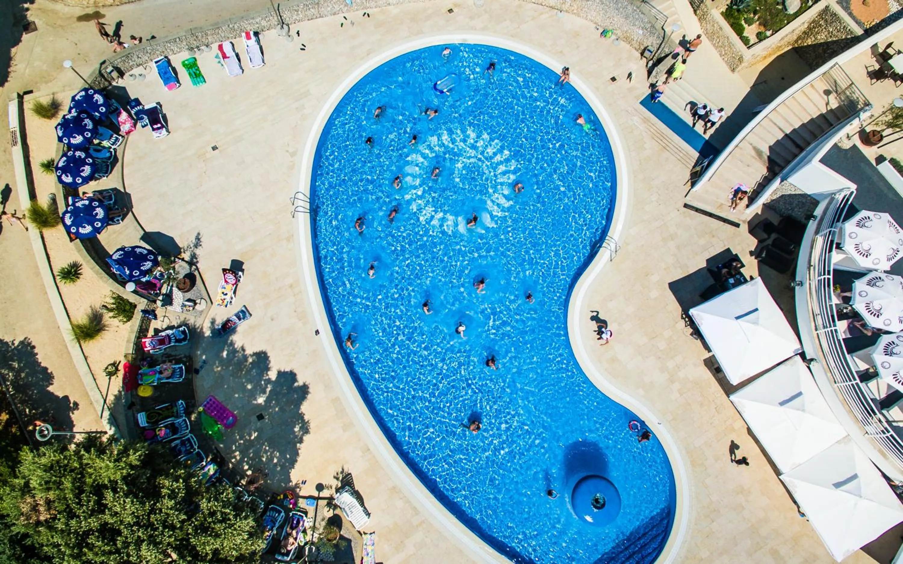 Swimming pool in Villa Lovorka - Hotel Resort Dražica