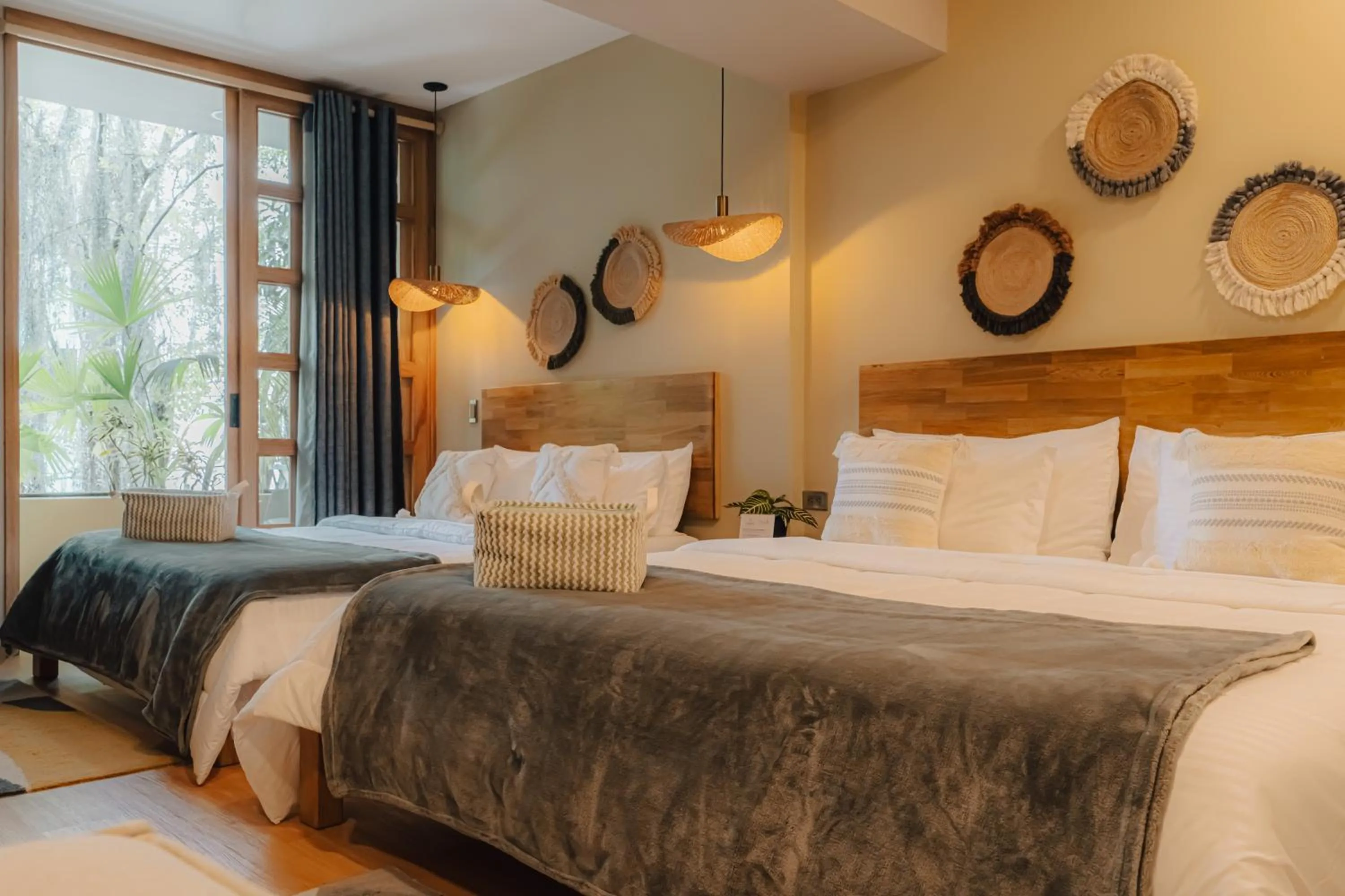 Bed in Poblado Muuk Hotel Boutique Campestre