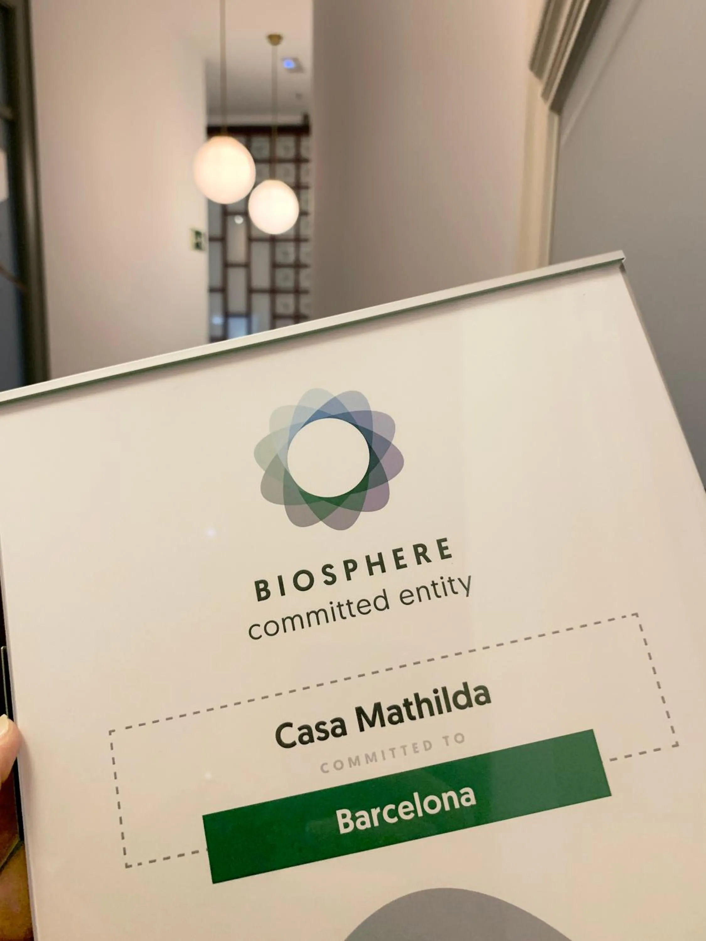 Logo/Certificate/Sign in Casa Mathilda