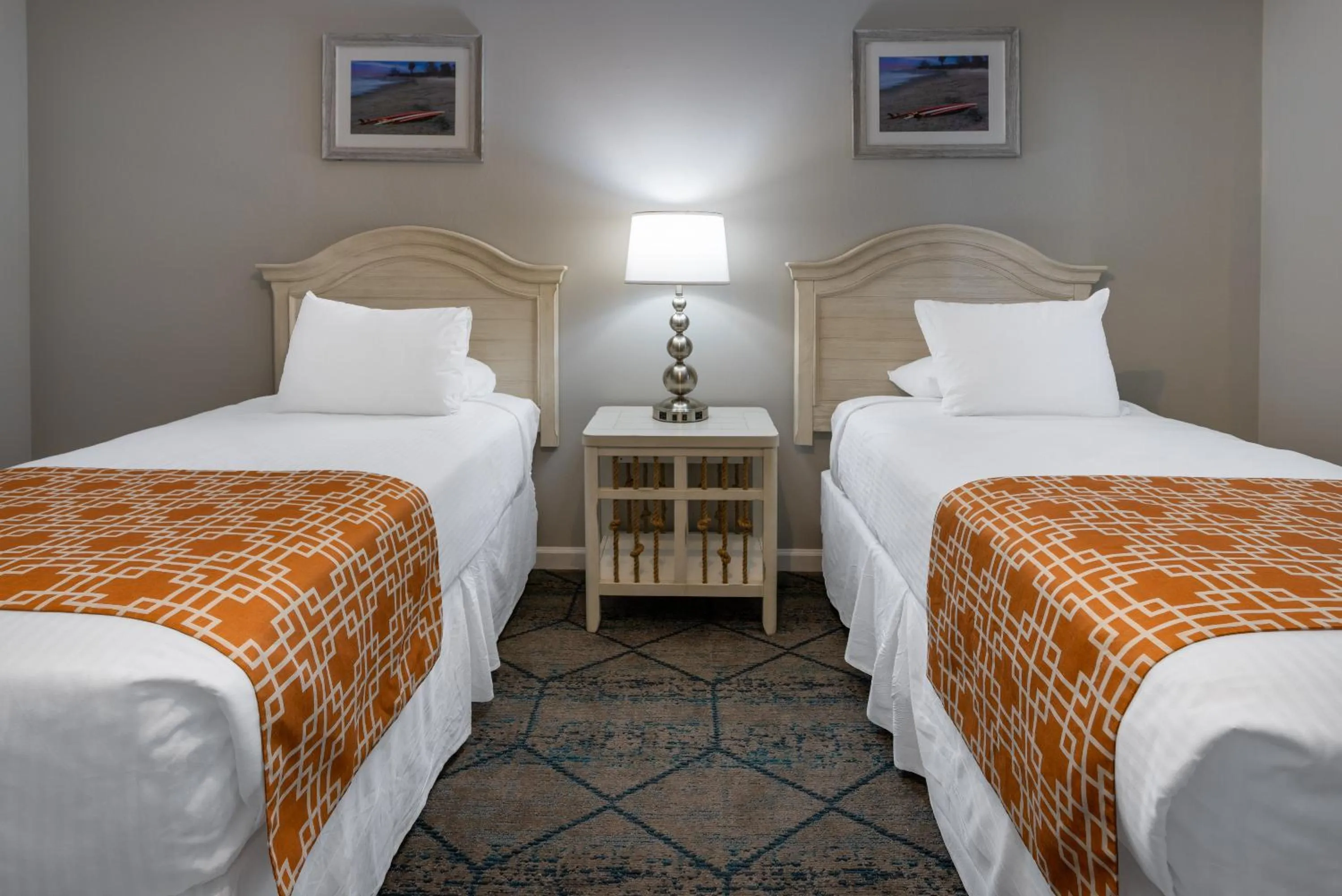 Bed in Sandpebble Beach Club Surfside Beach a Ramada by Wyndham
