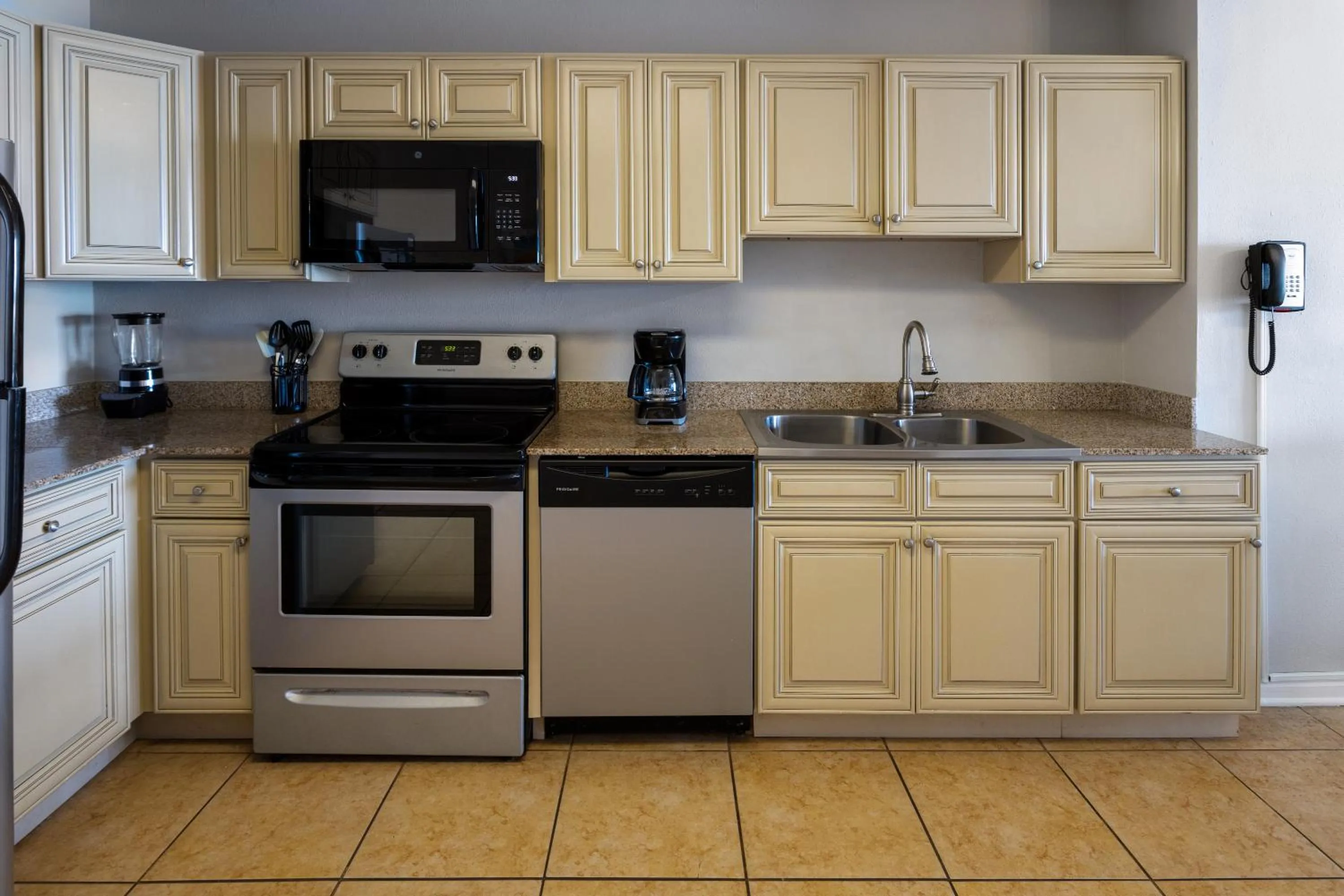kitchen in Sandpebble Beach Club Surfside Beach a Ramada by Wyndham