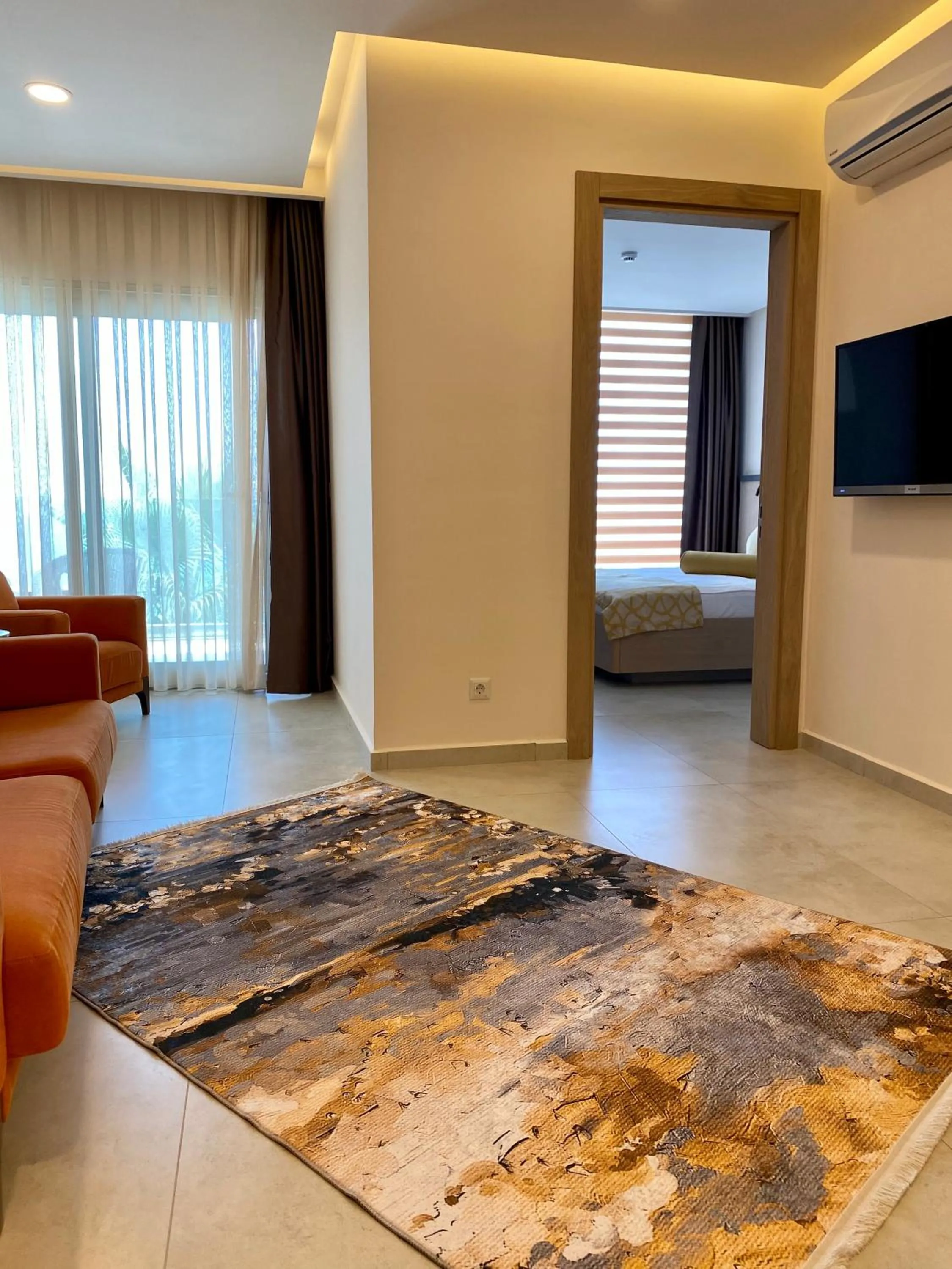 Living room, Bed in Zest Exclusive Hotel & Spa