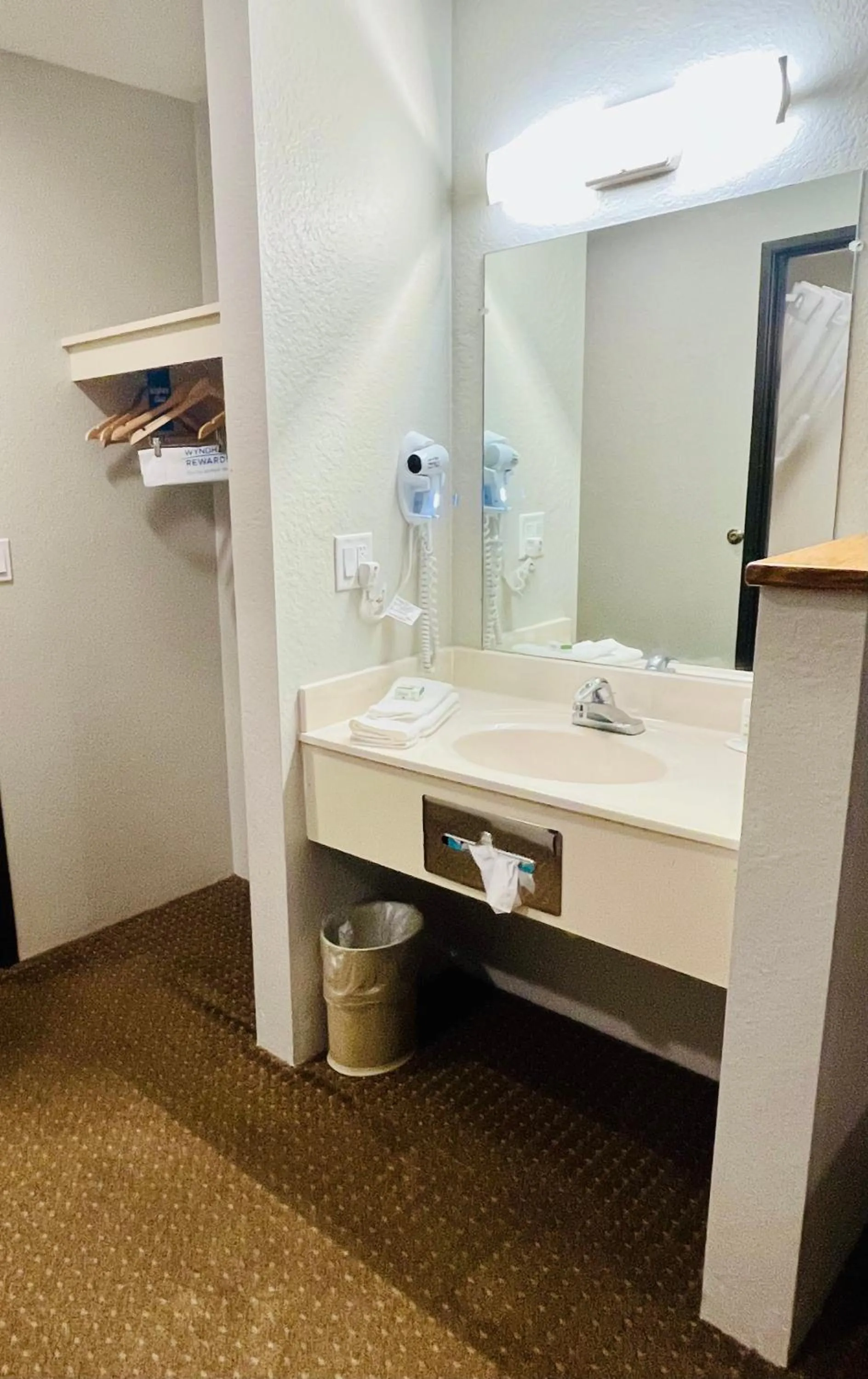 Bathroom in Days Inn by Wyndham Wall