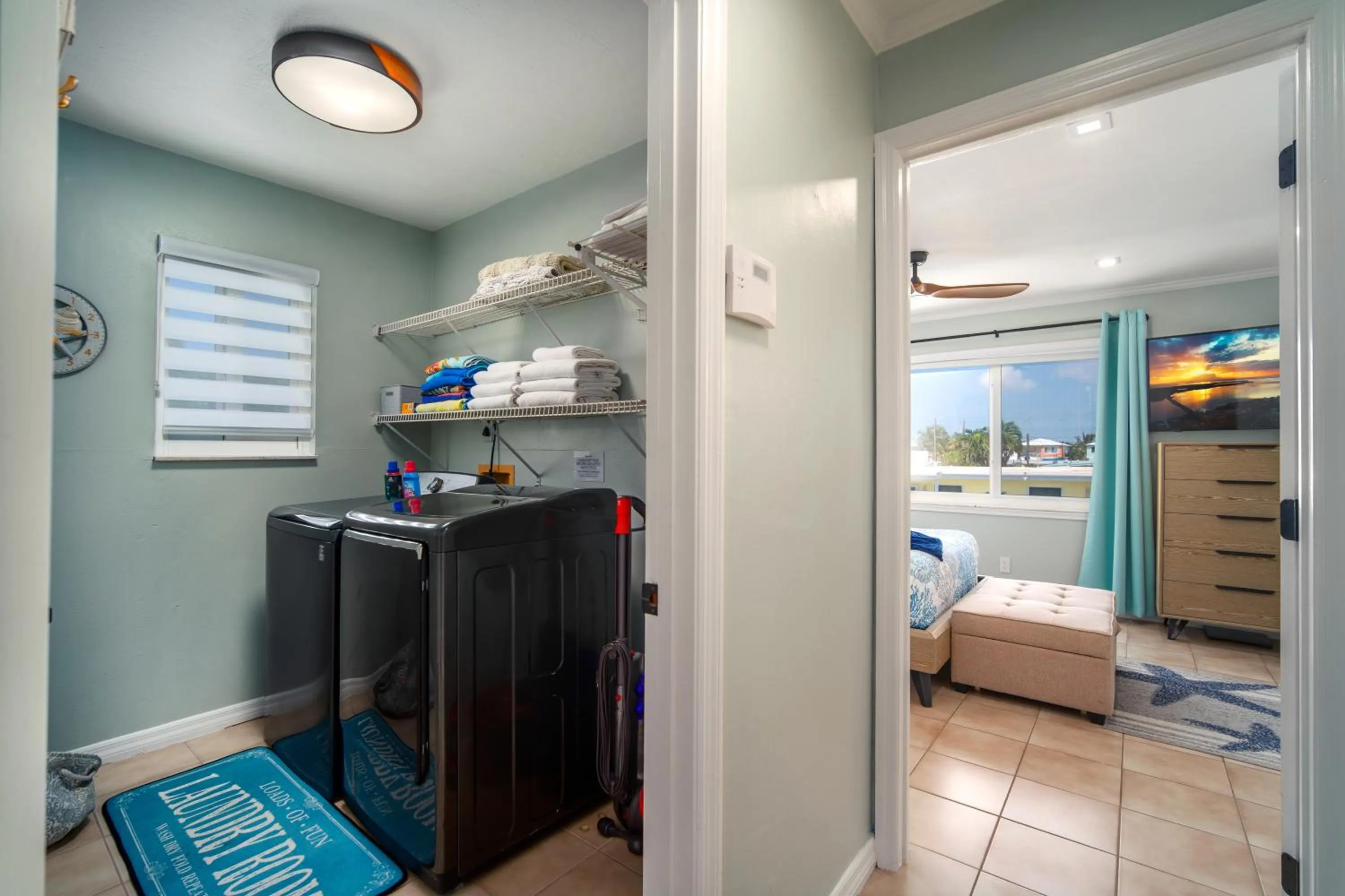 Bed in Casa Blue Pelican.