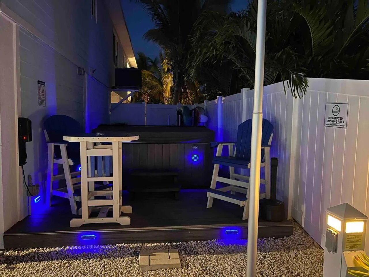 Patio in Casa Blue Pelican.