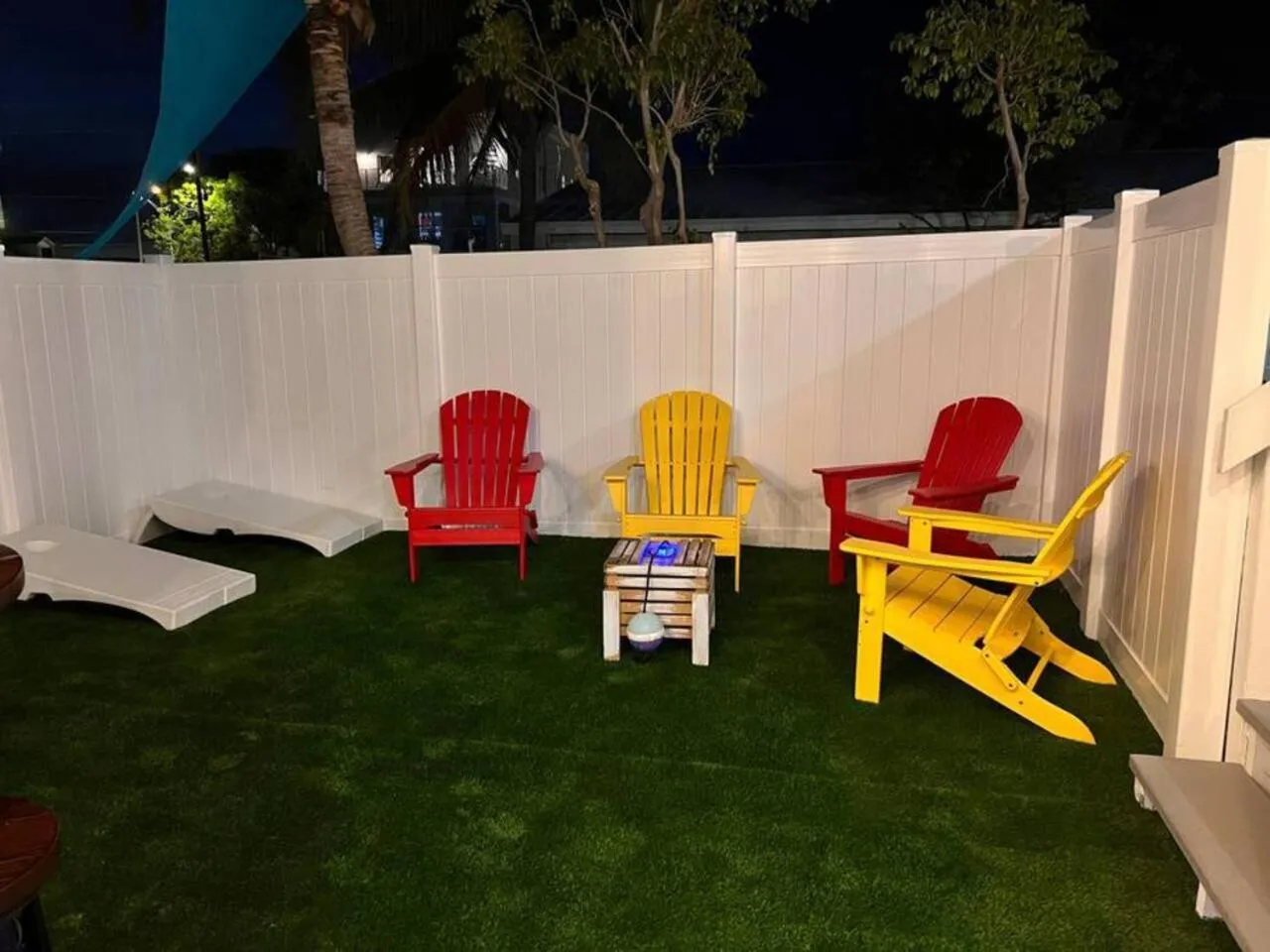 Patio in Casa Blue Pelican.