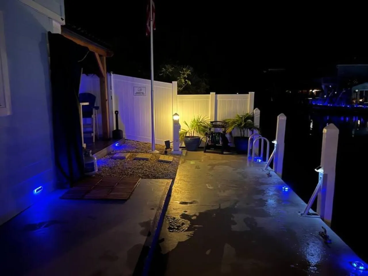 Fishing in Casa Blue Pelican.