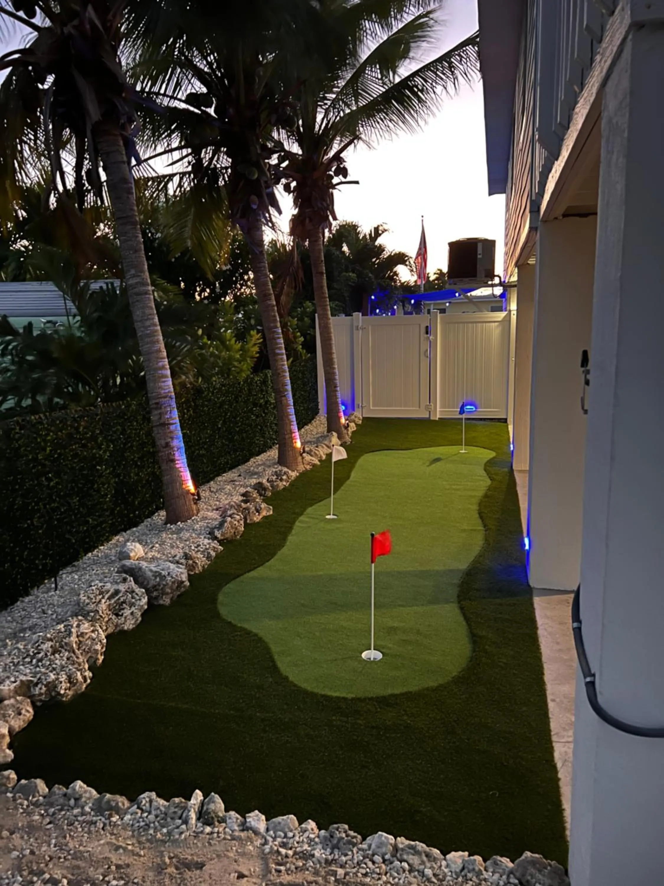 Golfcourse in Casa Blue Pelican.