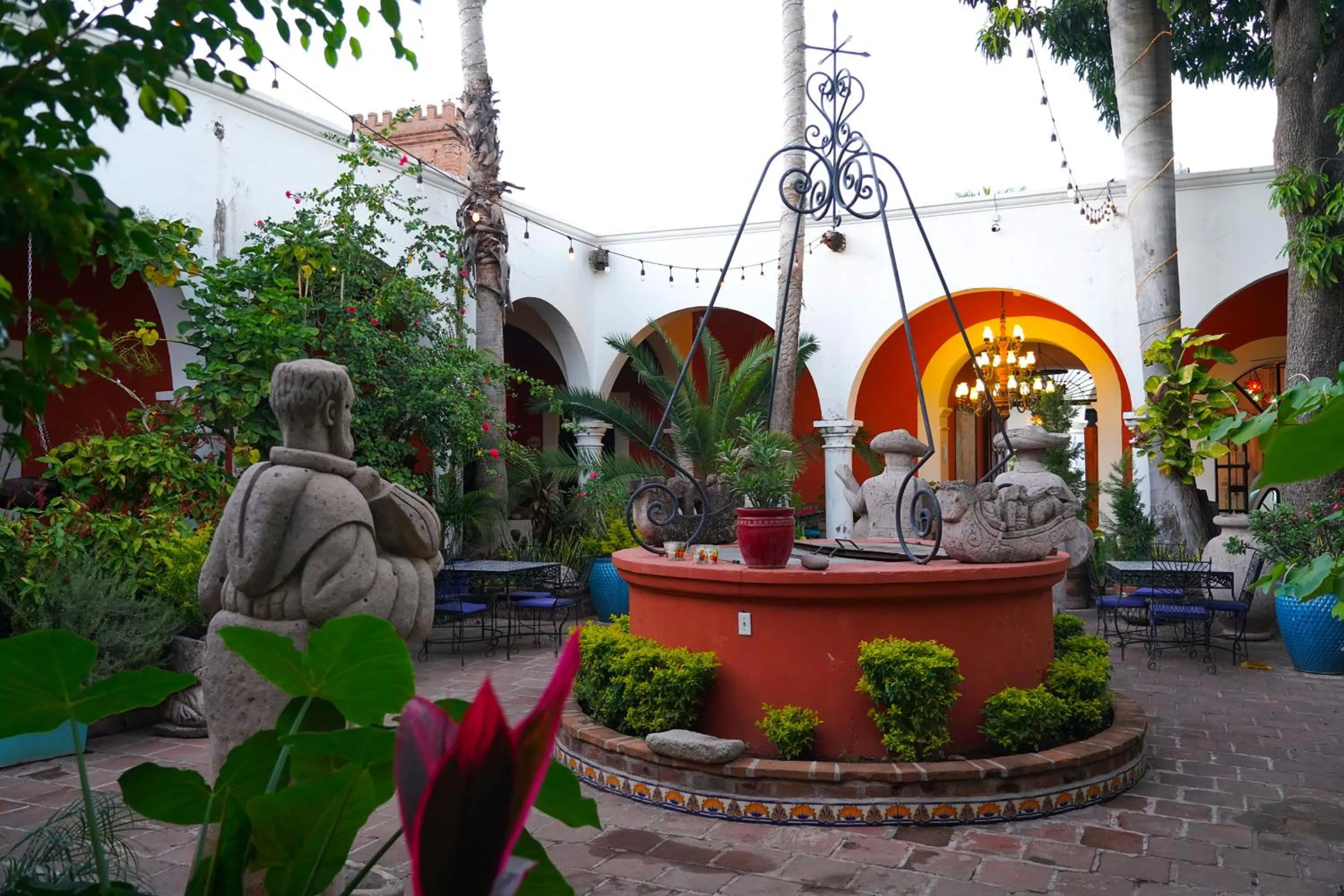 Garden view in Hotel la Mansión