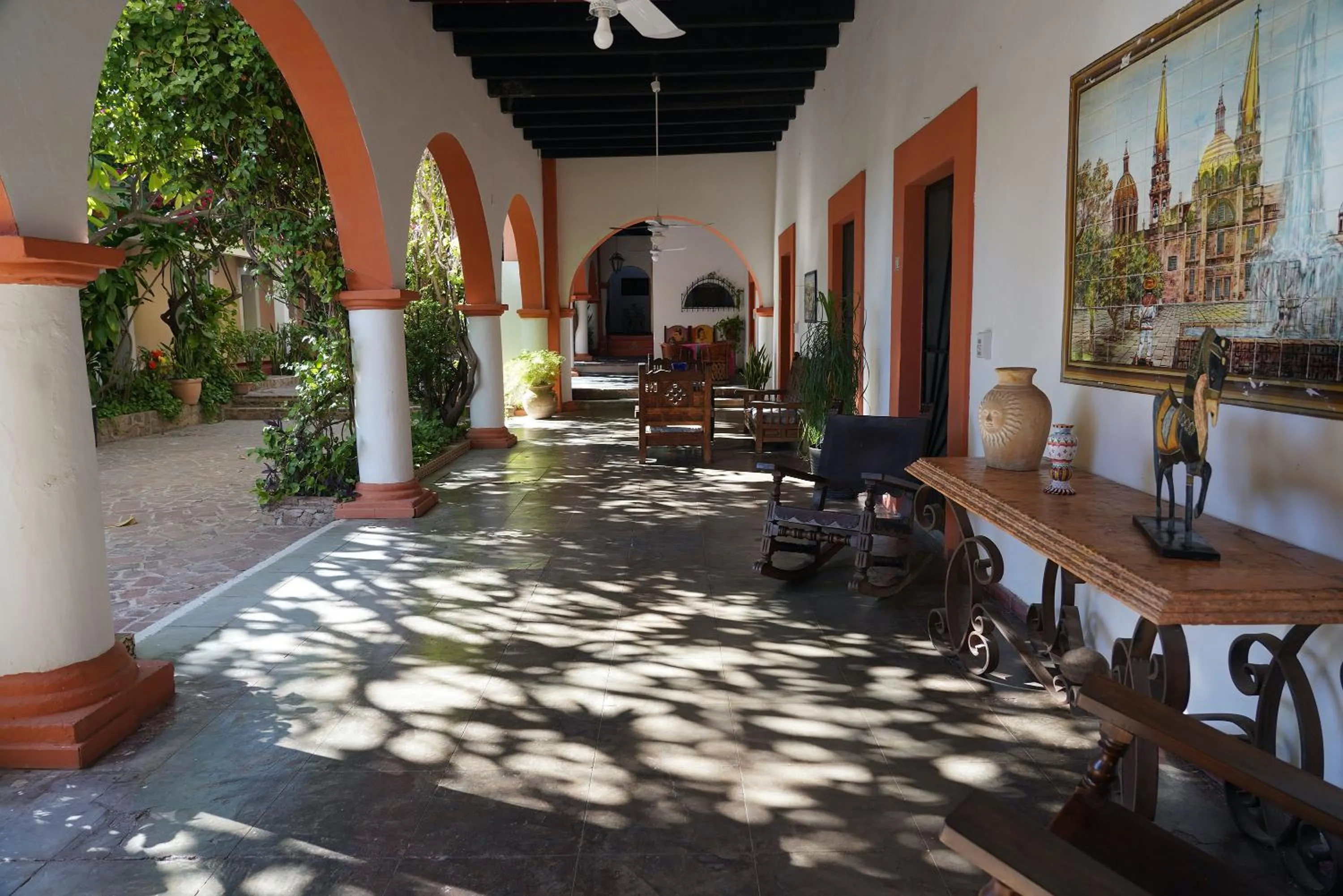 Seating area in Hotel la Mansión