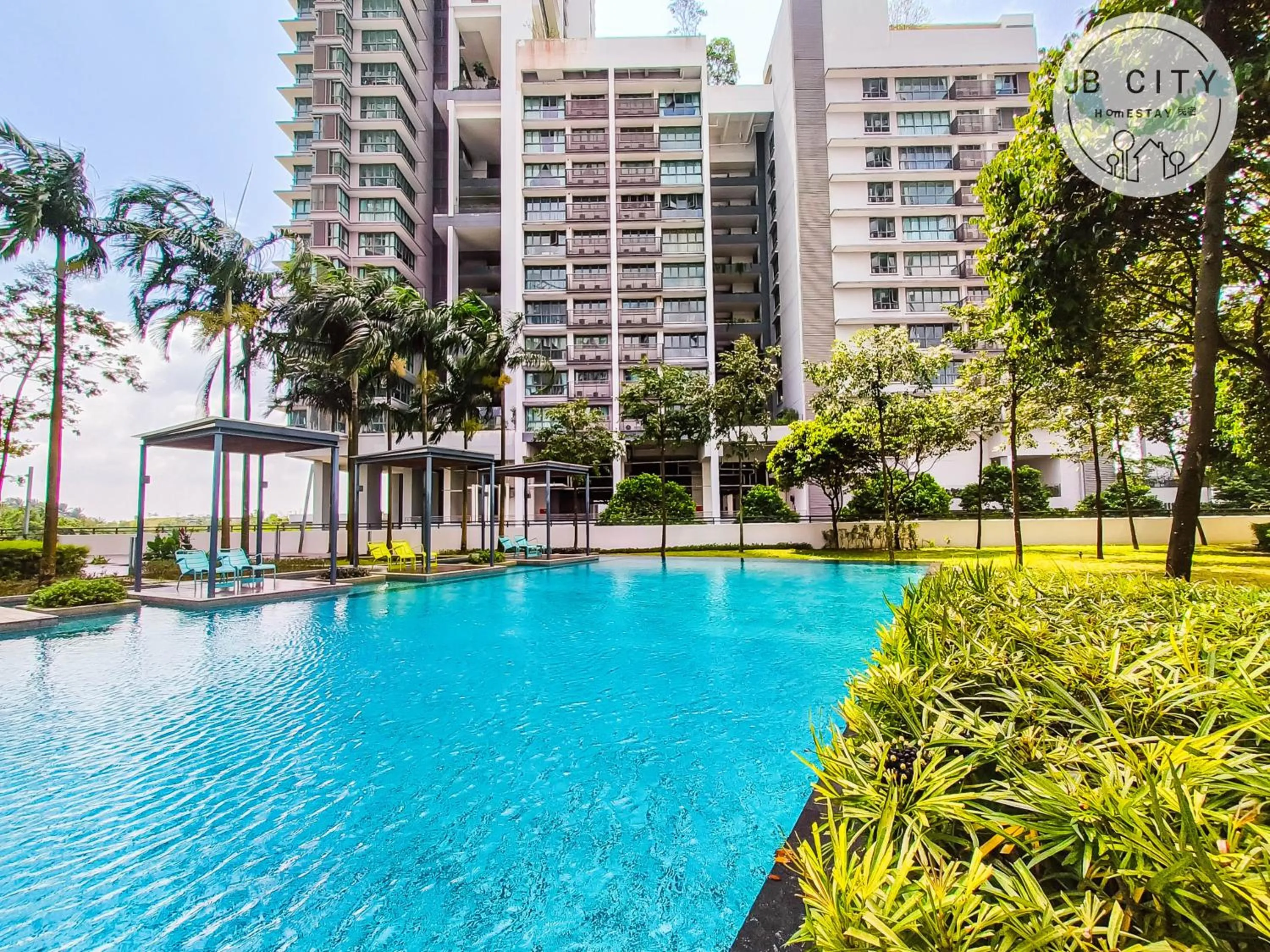 Garden view in Medini Signature Suites by RR JBcity