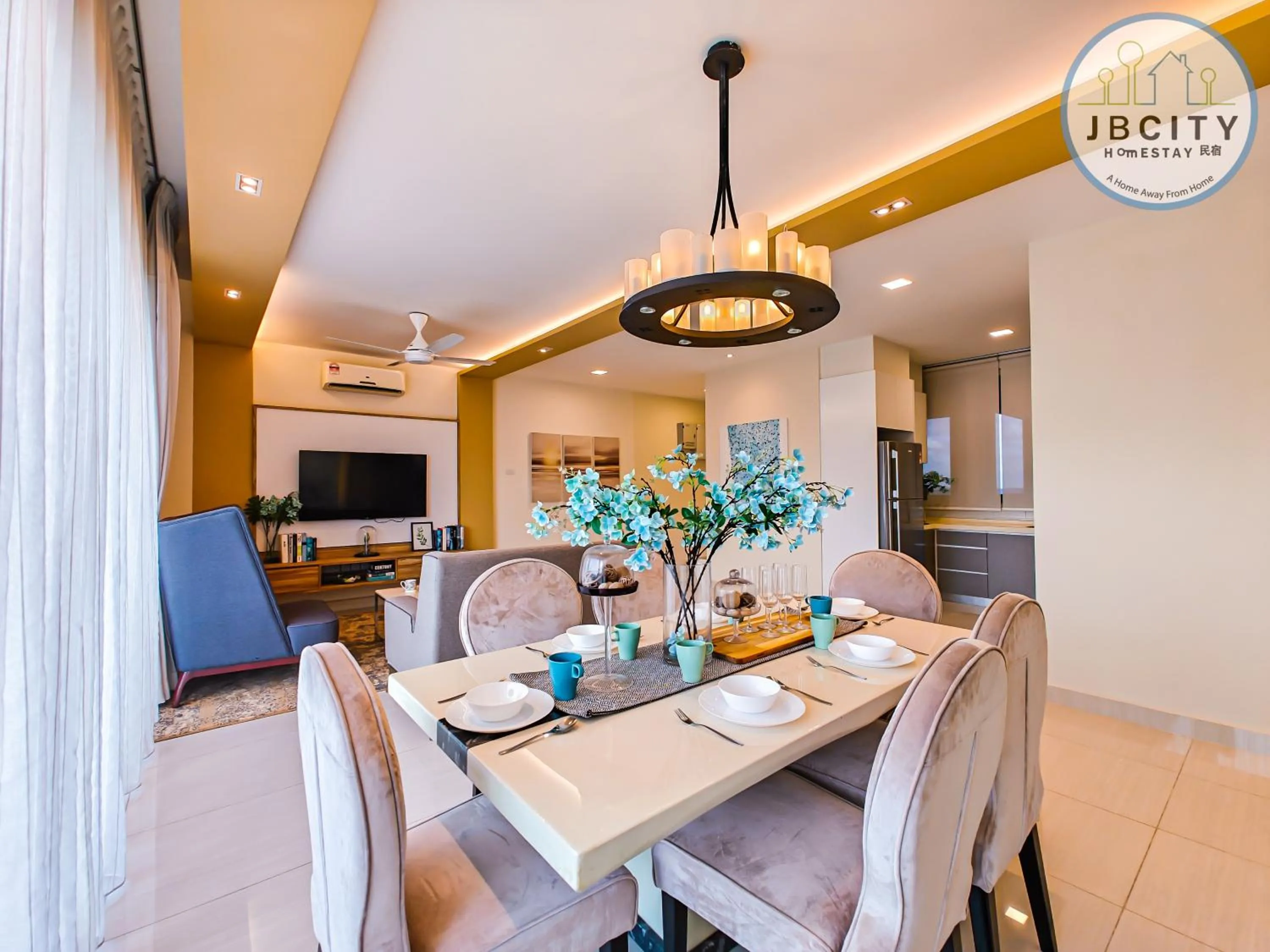 Seating area in Medini Signature Suites by RR JBcity