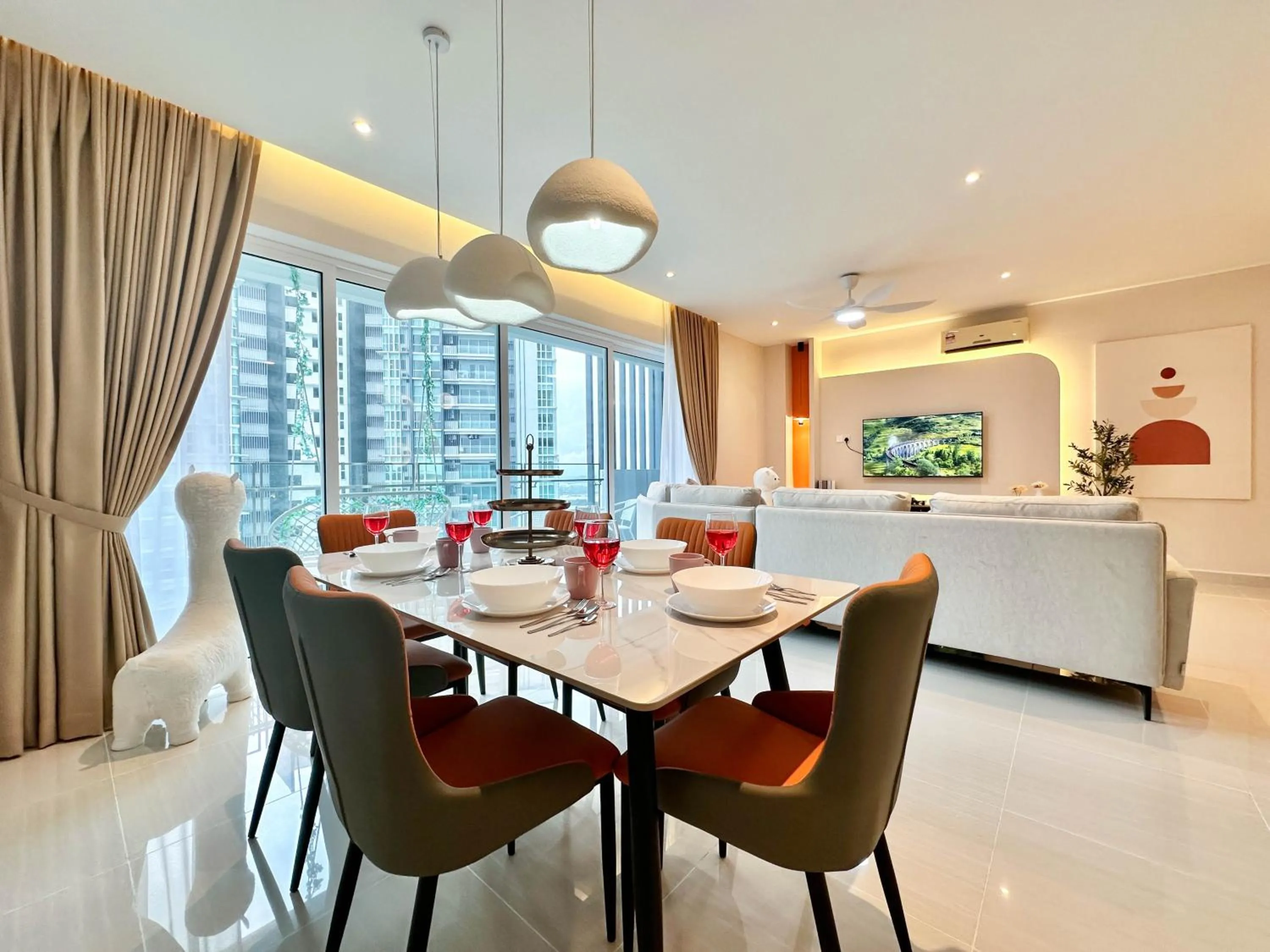 Living room in Medini Signature Suites by RR JBcity