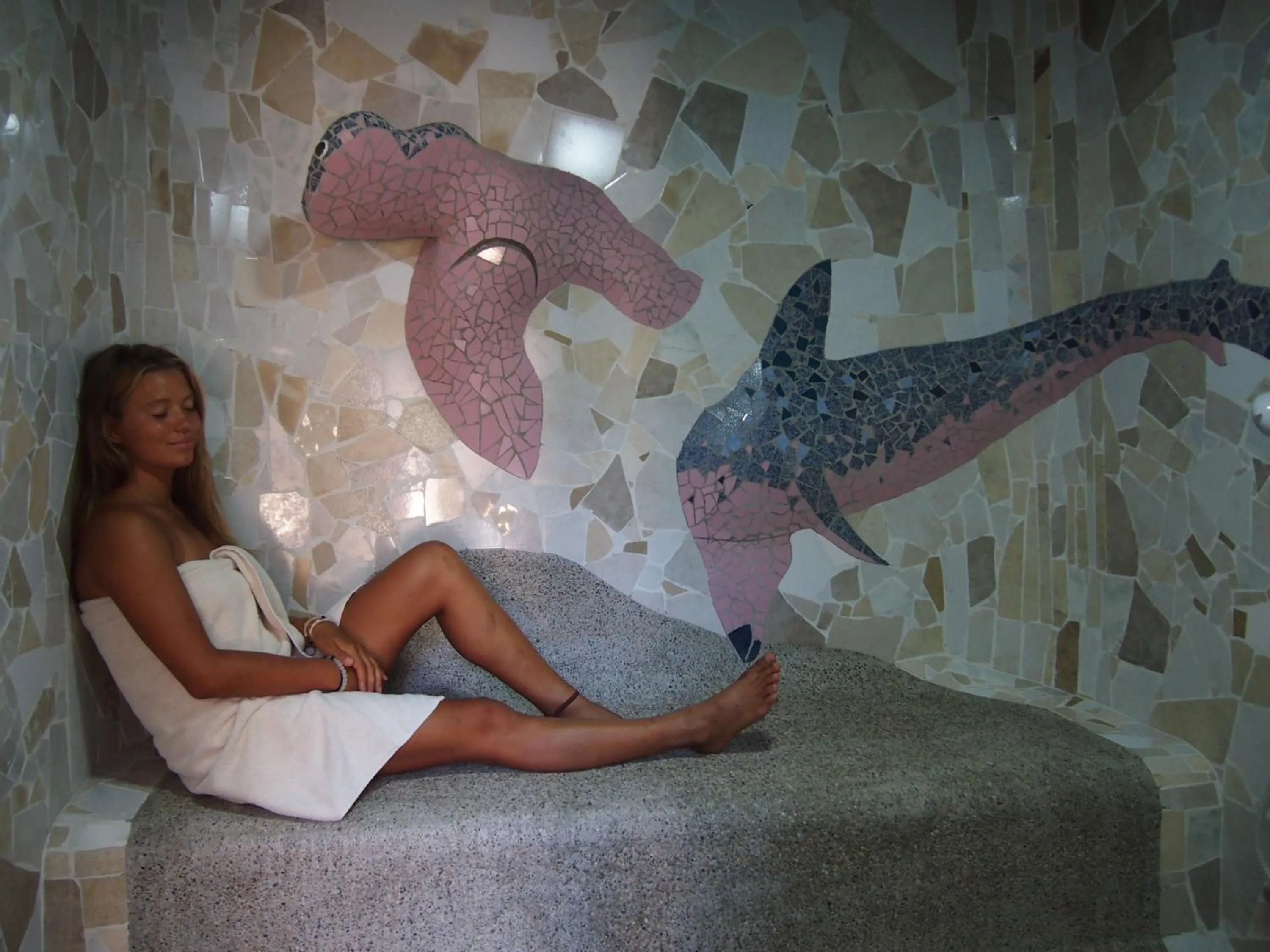 Steam room in Eco Hotel Katarma