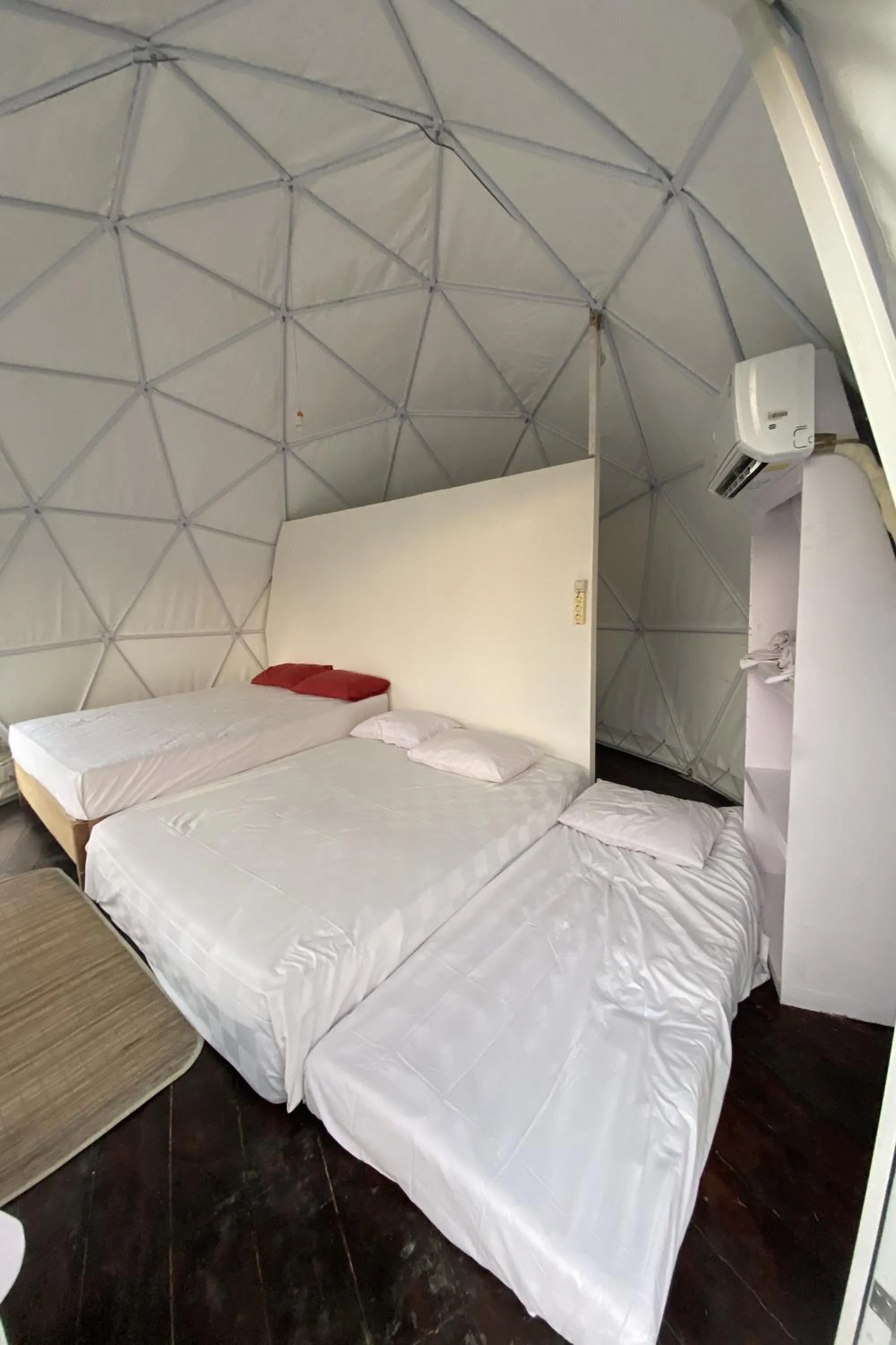 Bed in Borobudur Luxury Glamping