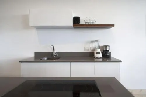 kitchen in Anah Suites