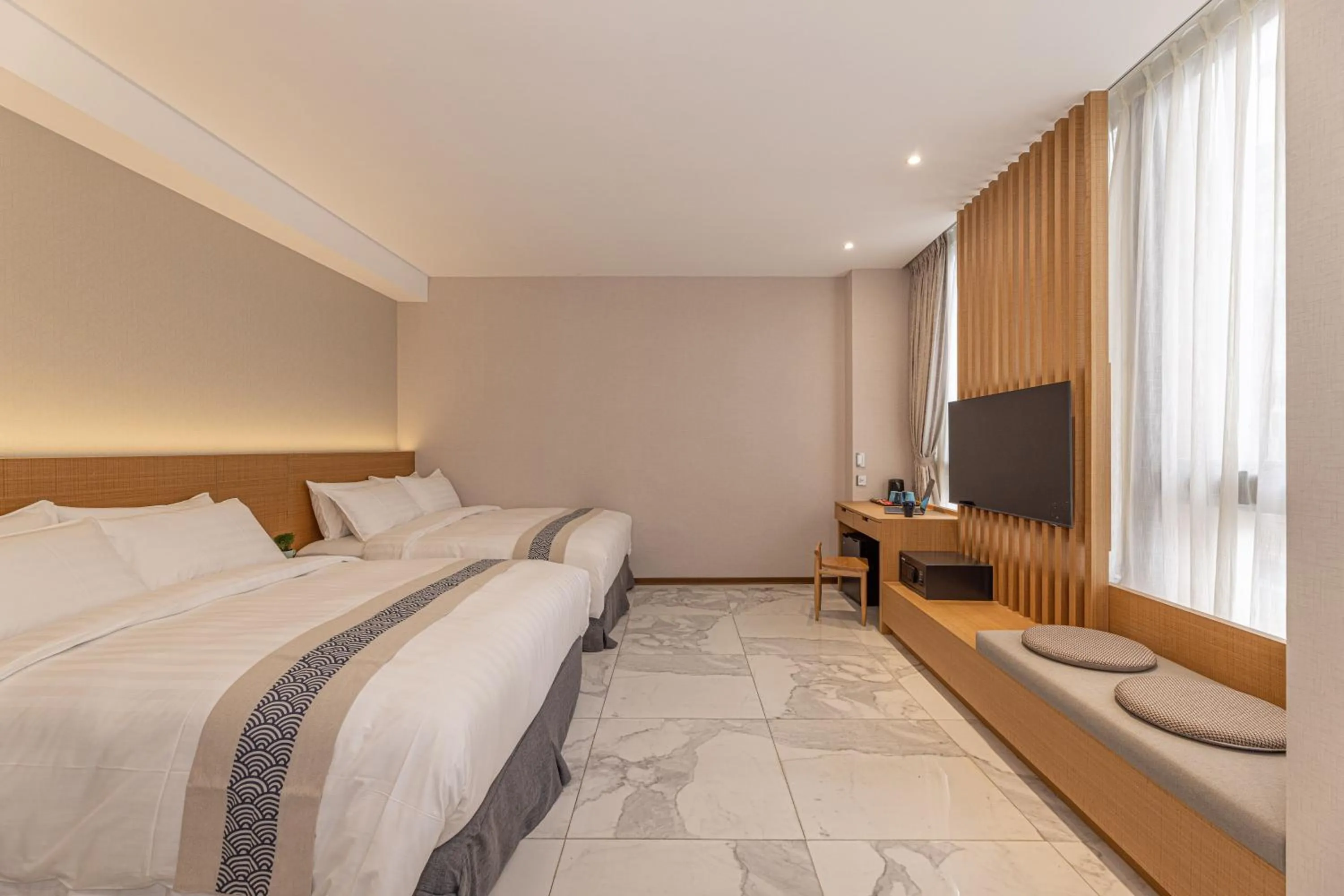 Property building, Bed in Sun Moon Lake Apollo Resort Hotel