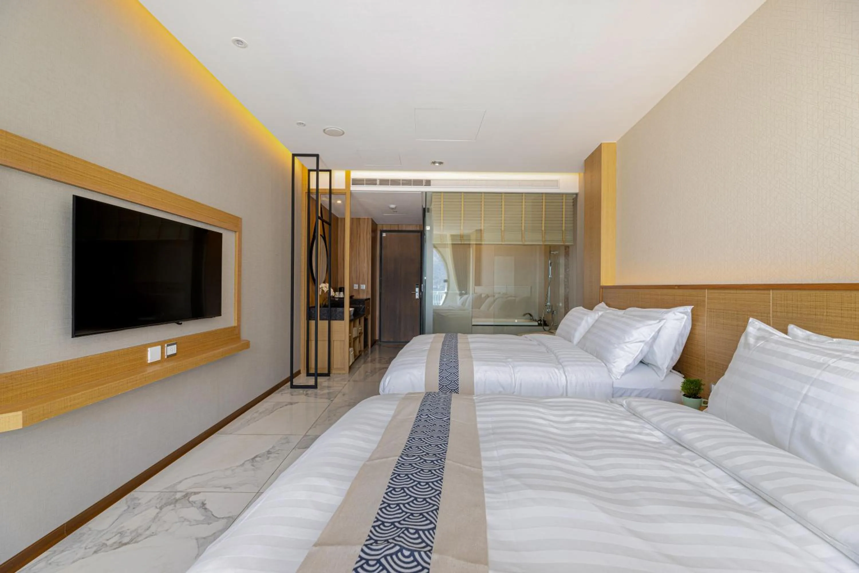 Property building, Bed in Sun Moon Lake Apollo Resort Hotel