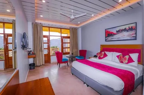 Bed in Green N Breeze Resorts Mussoorie